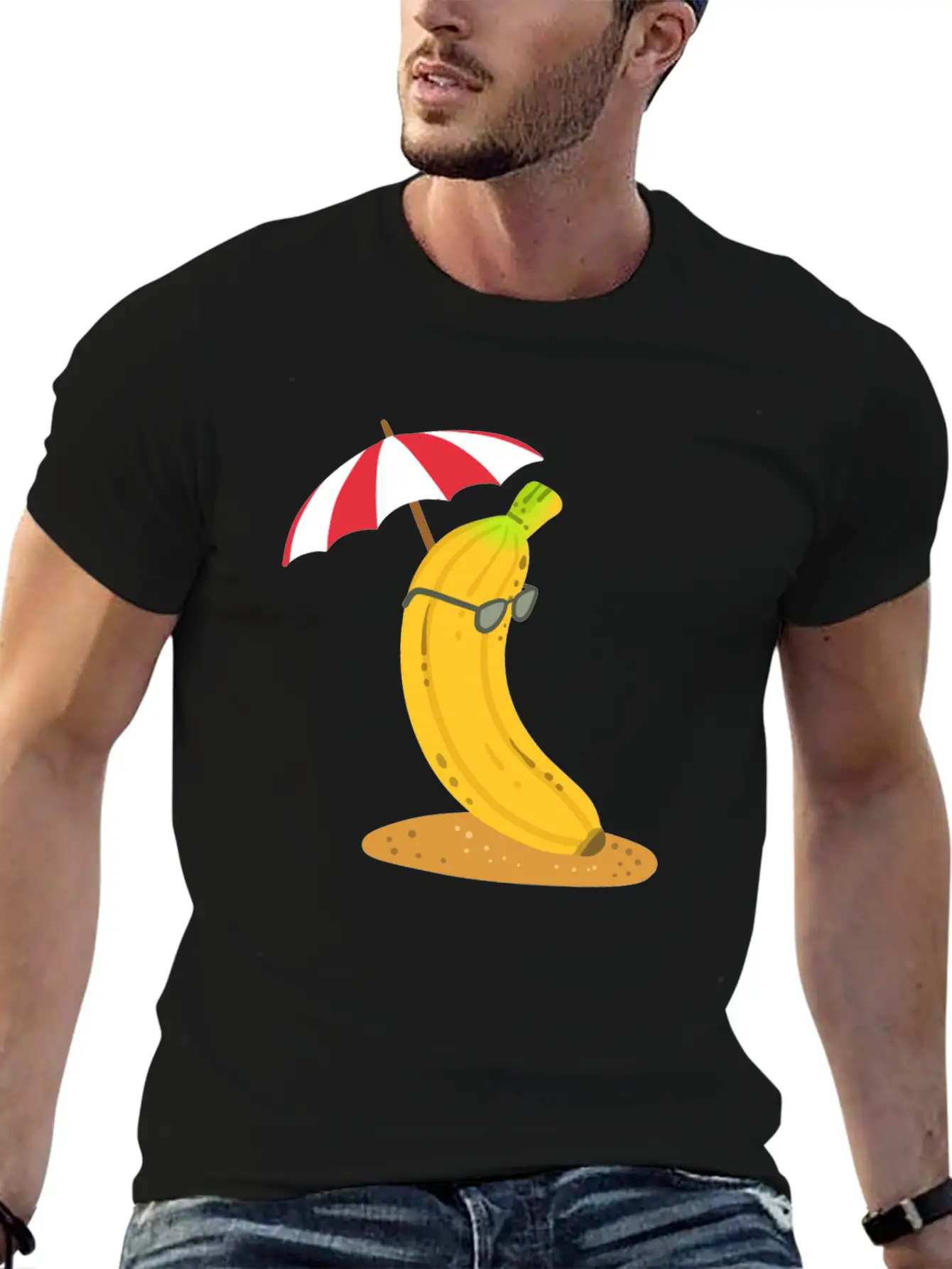 Banana Summer Kawaii Essential Cotton Tee For Daily Outfits ¨C Unisex Style