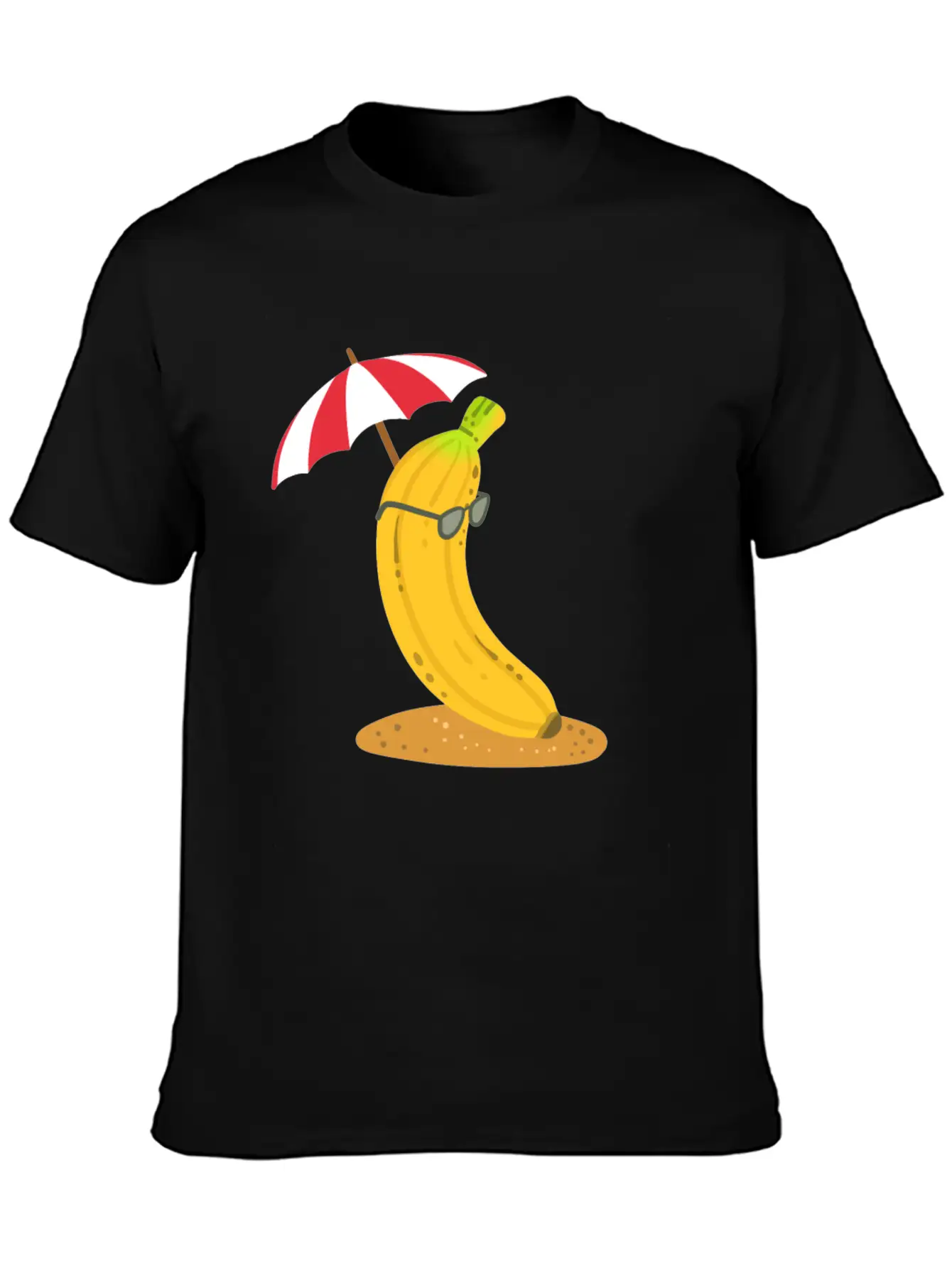 Banana Summer Kawaii Essential Cotton Tee For Daily Outfits ¨C Unisex Style