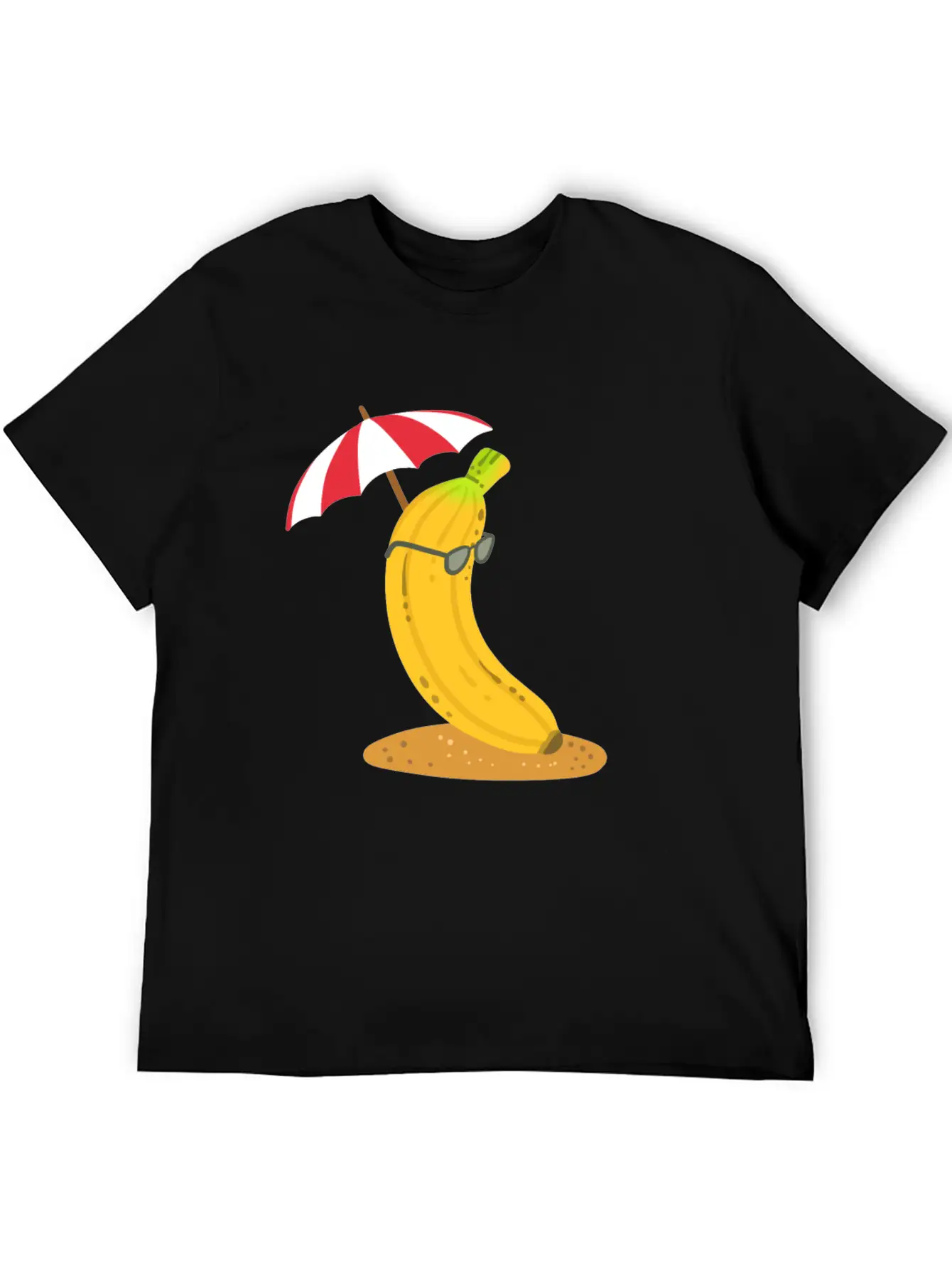 Banana Summer Kawaii Essential Cotton Tee For Daily Outfits ¨C Unisex Style