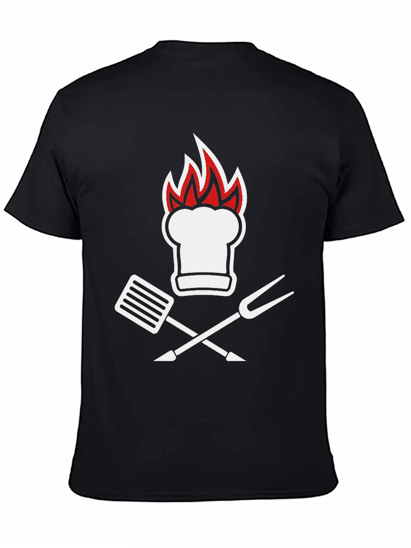 Barbecue On Fire Soft Cotton Short Sleeve Tee ¨C Unisex Wardrobe Staple