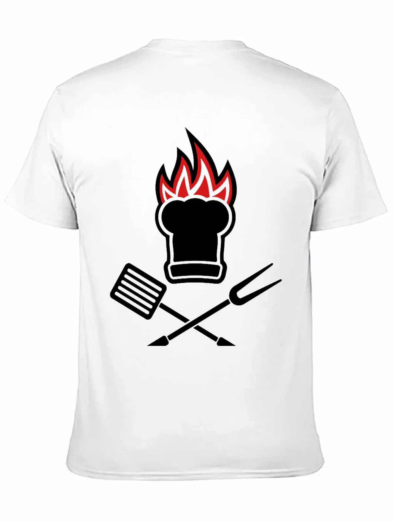 Barbecue On Fire Soft Cotton Short Sleeve Tee ¨C Unisex Wardrobe Staple