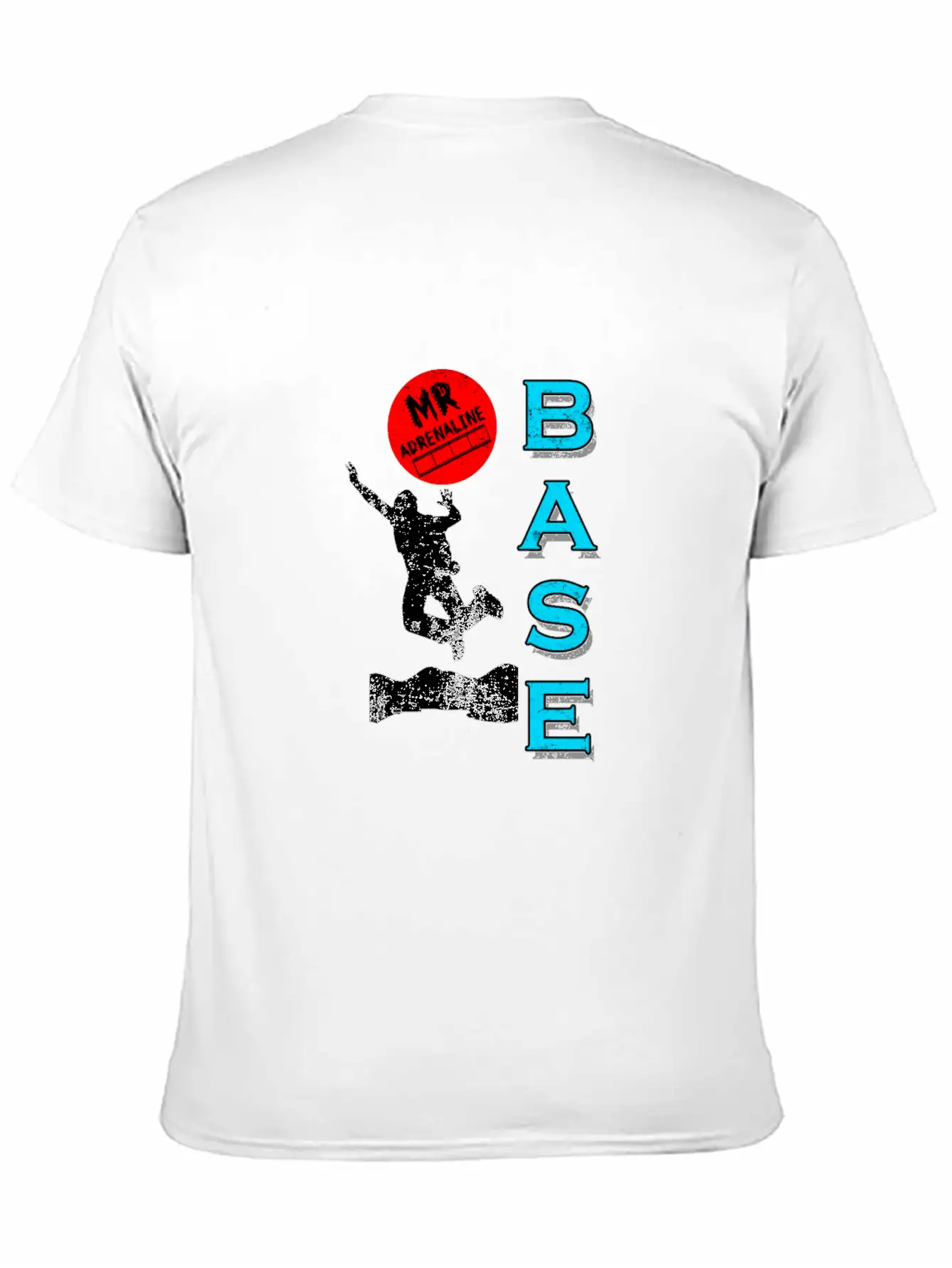 Base Jumping Jump Sky Diving Parachuting Fly Gift Essential Cotton Tee For Daily Outfits ¨C Unisex Style