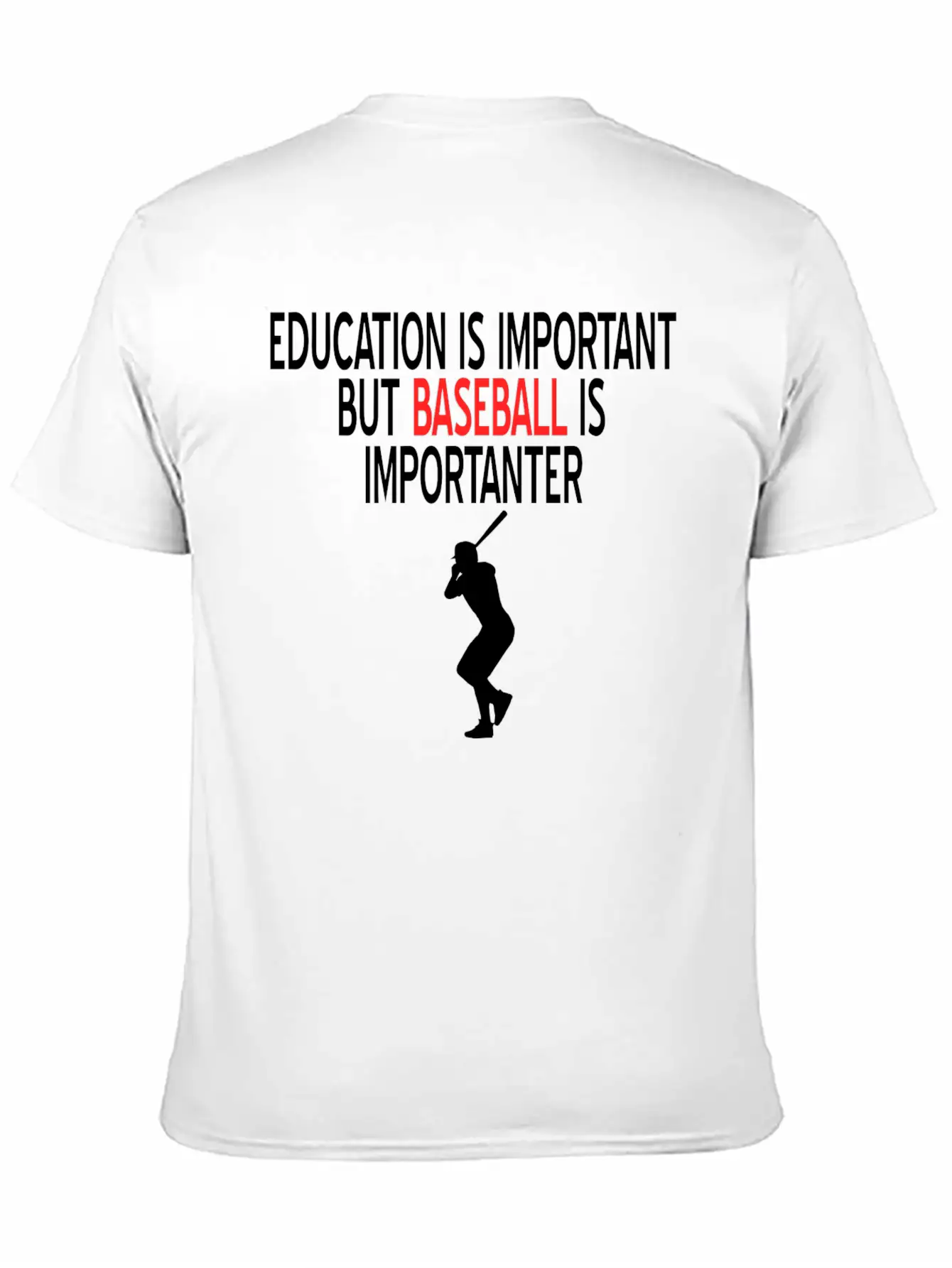 Baseball Bat Hibby Baseball Players Gift Idea Soft Cotton Short Sleeve Tee ¨C Unisex Wardrobe Staple