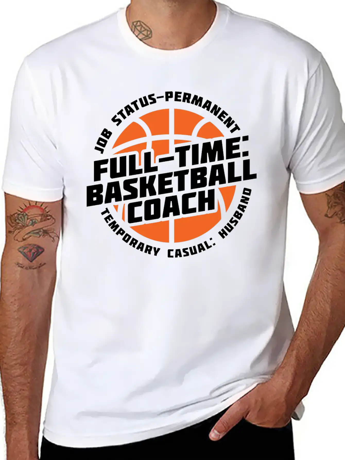 Basketball Coach Essential Cotton Tee For Daily Outfits ¨C Unisex Style