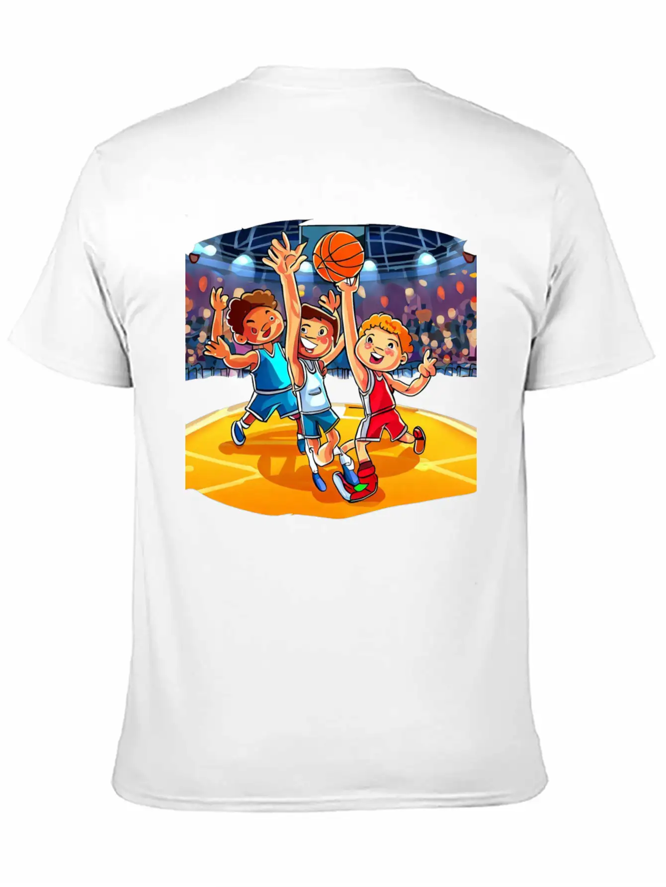 Basketball Tournament Basic Graphic T-Shirt ¨C Daily Comfort In Soft Cotton