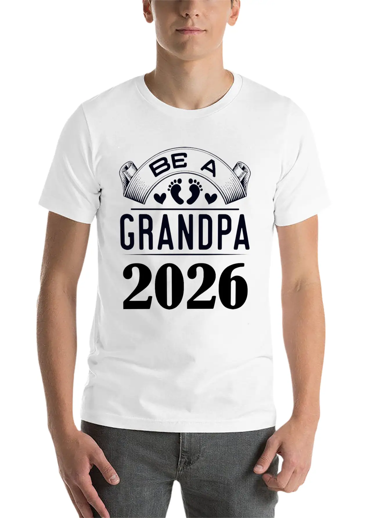 Be A Grandpa 2026 New Arrival Announcement Essential Cotton Tee For Daily Outfits ¨C Unisex Style