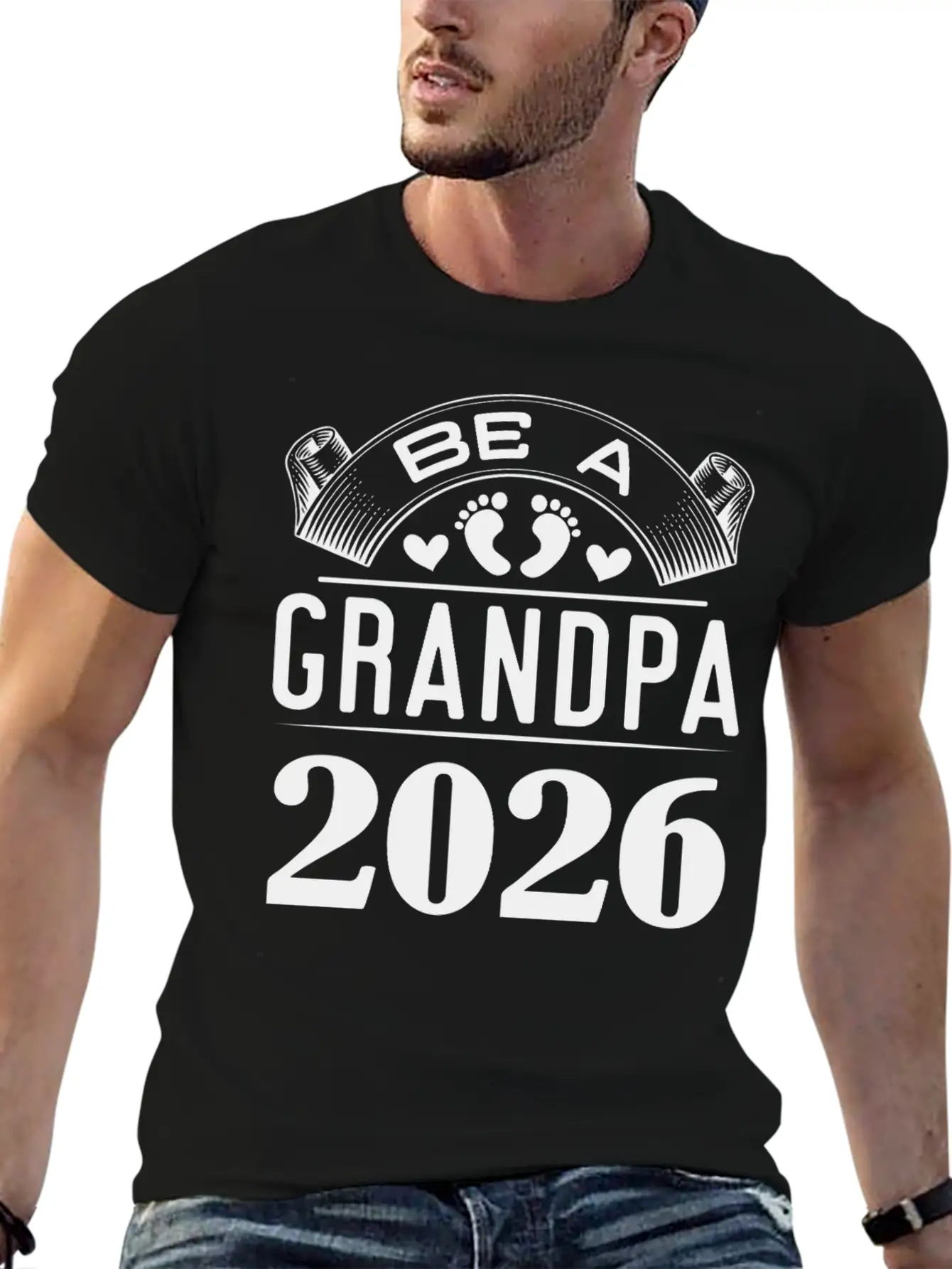 Be A Grandpa 2026 New Arrival Announcement Essential Cotton Tee For Daily Outfits ¨C Unisex Style