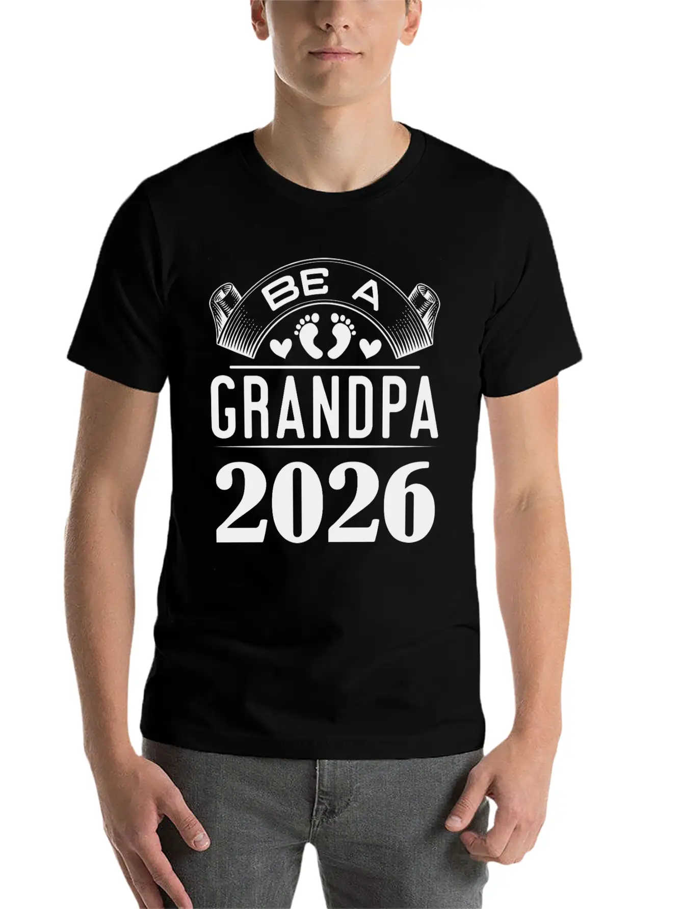 Be A Grandpa 2026 New Arrival Announcement Essential Cotton Tee For Daily Outfits ¨C Unisex Style