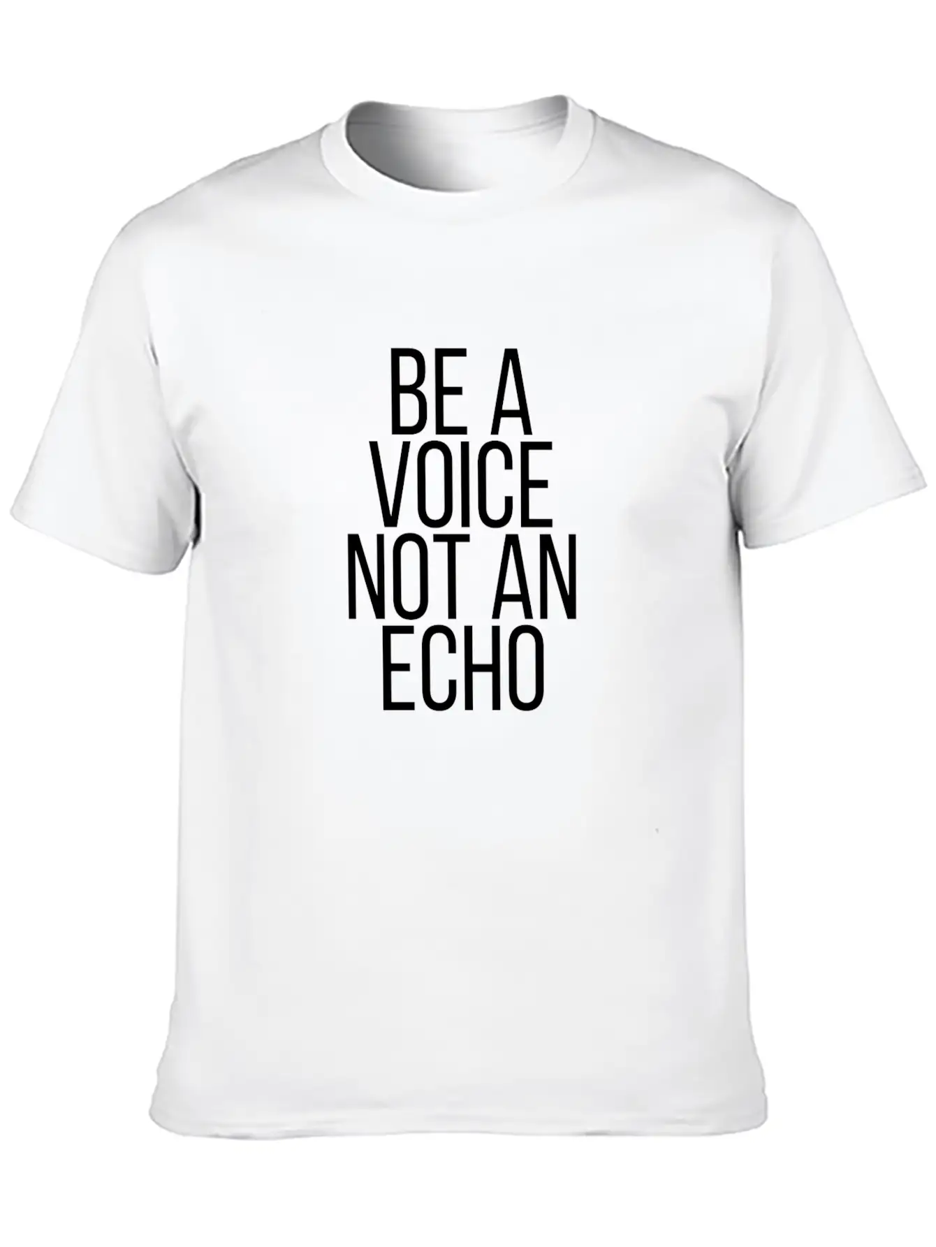 Be A Voice Not An Echo Soft Cotton Short Sleeve Tee ¨C Unisex Wardrobe Staple