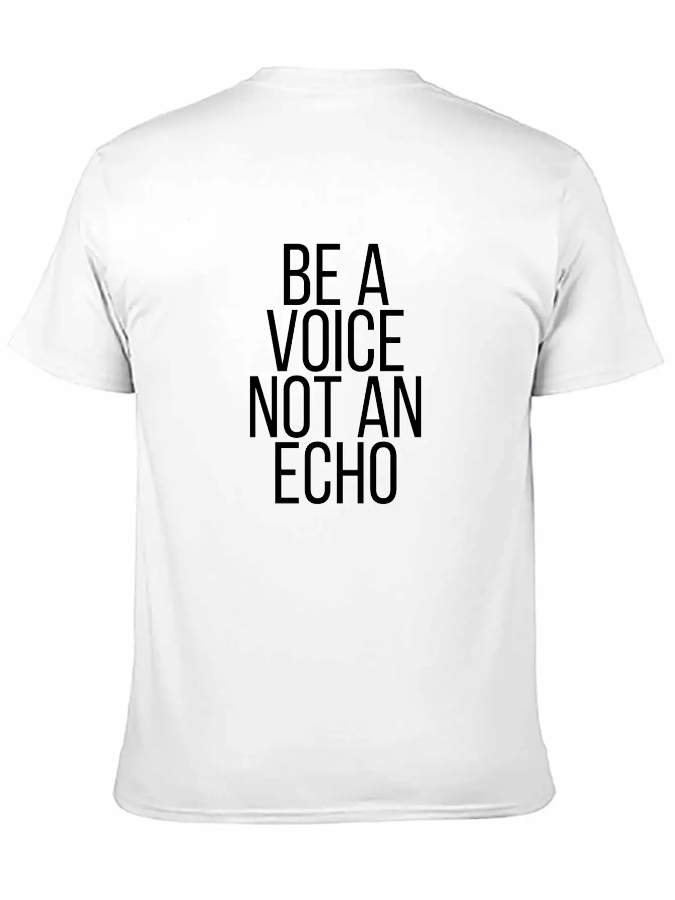 Be A Voice Not An Echo Soft Cotton Short Sleeve Tee ¨C Unisex Wardrobe Staple