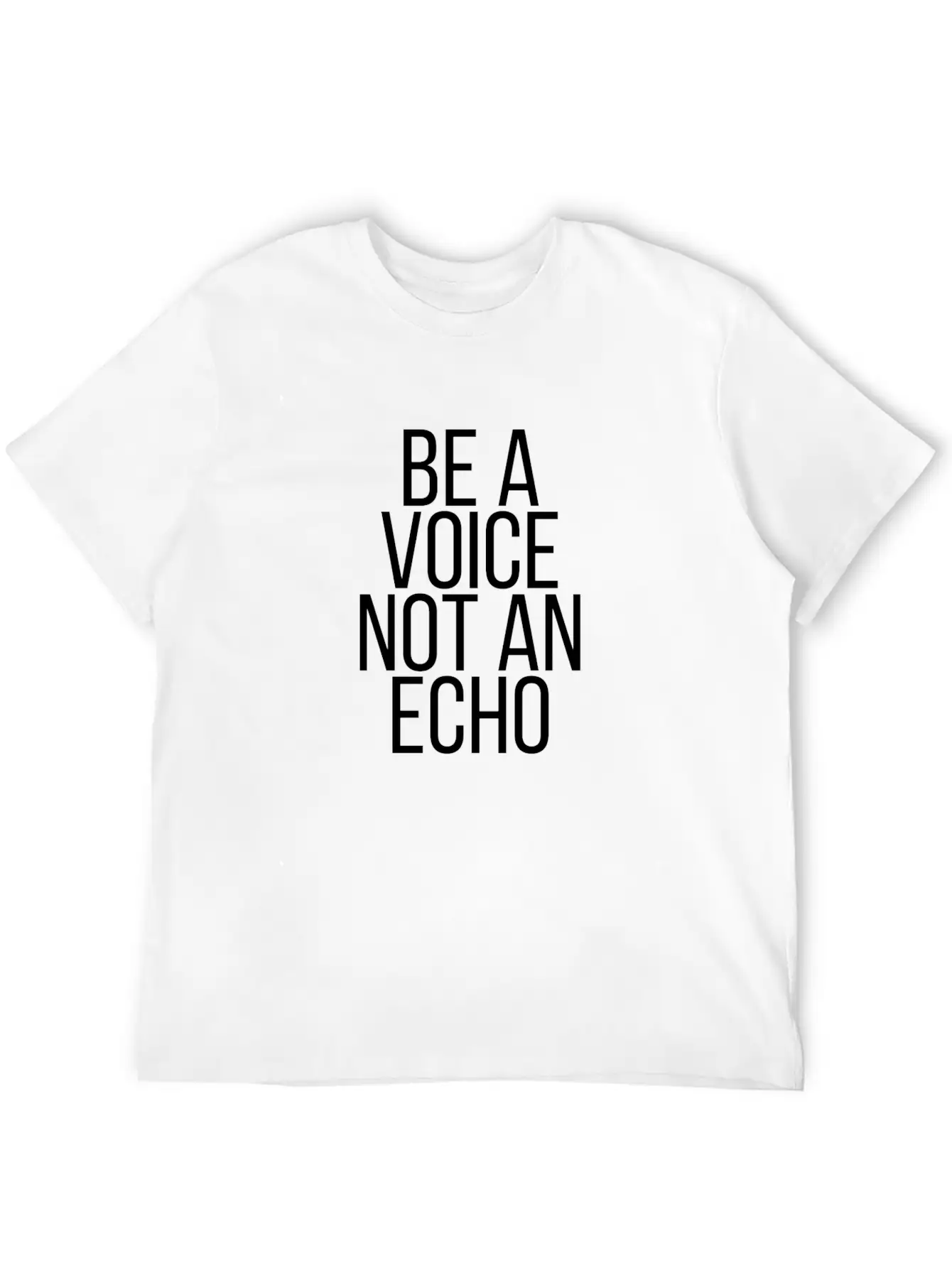 Be A Voice Not An Echo Soft Cotton Short Sleeve Tee ¨C Unisex Wardrobe Staple