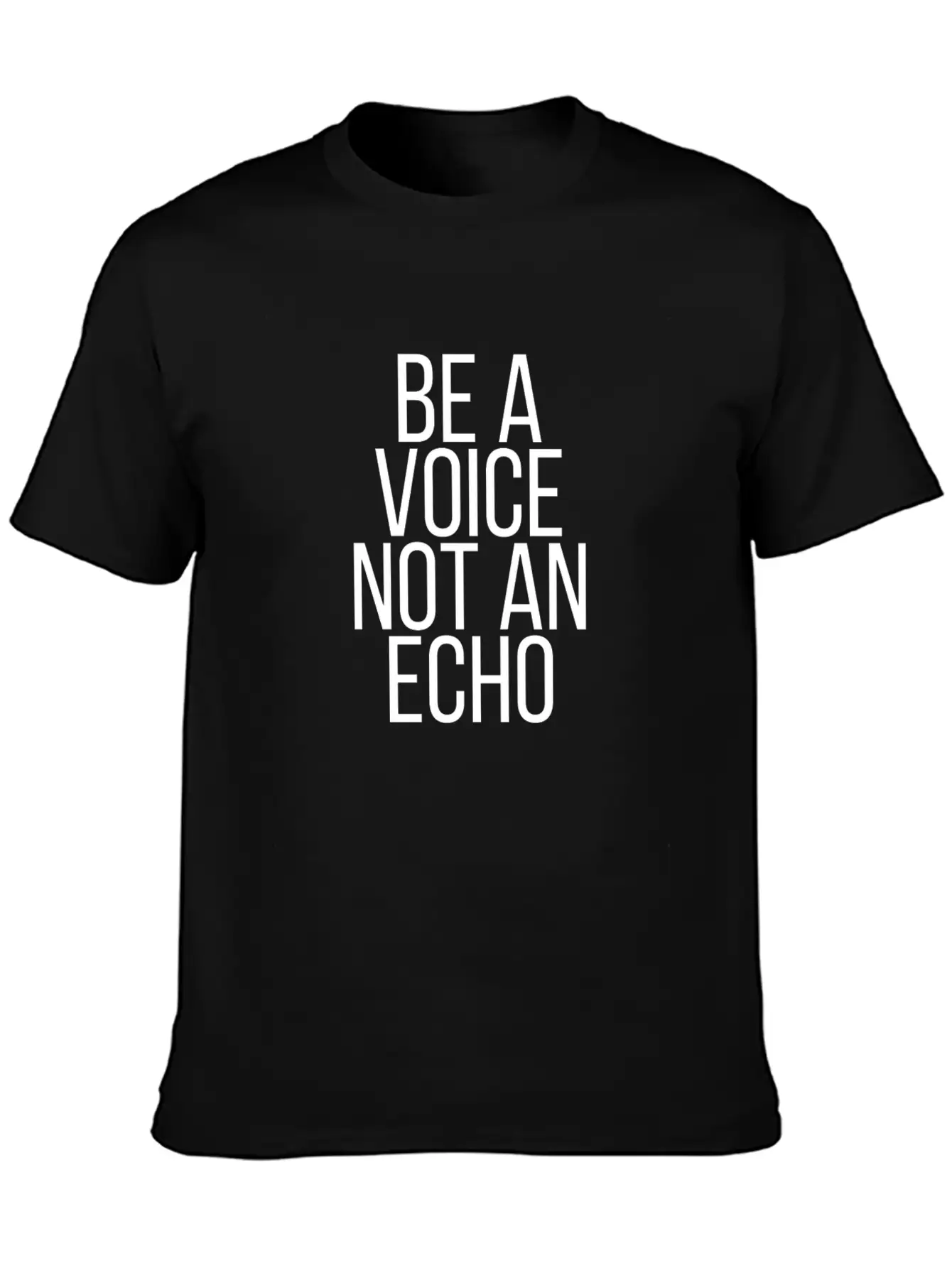 Be A Voice Not An Echo Soft Cotton Short Sleeve Tee ¨C Unisex Wardrobe Staple
