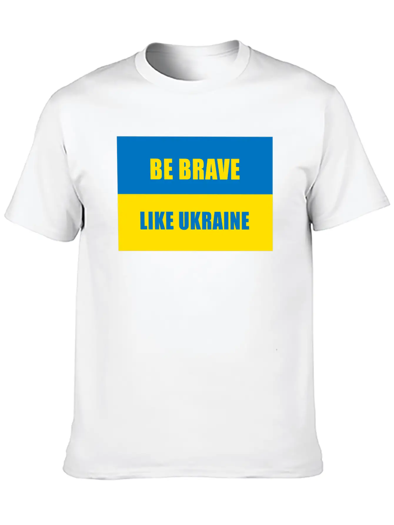 Be Brave Like Ukraine Basic Graphic T-Shirt ¨C Daily Comfort In Soft Cotton
