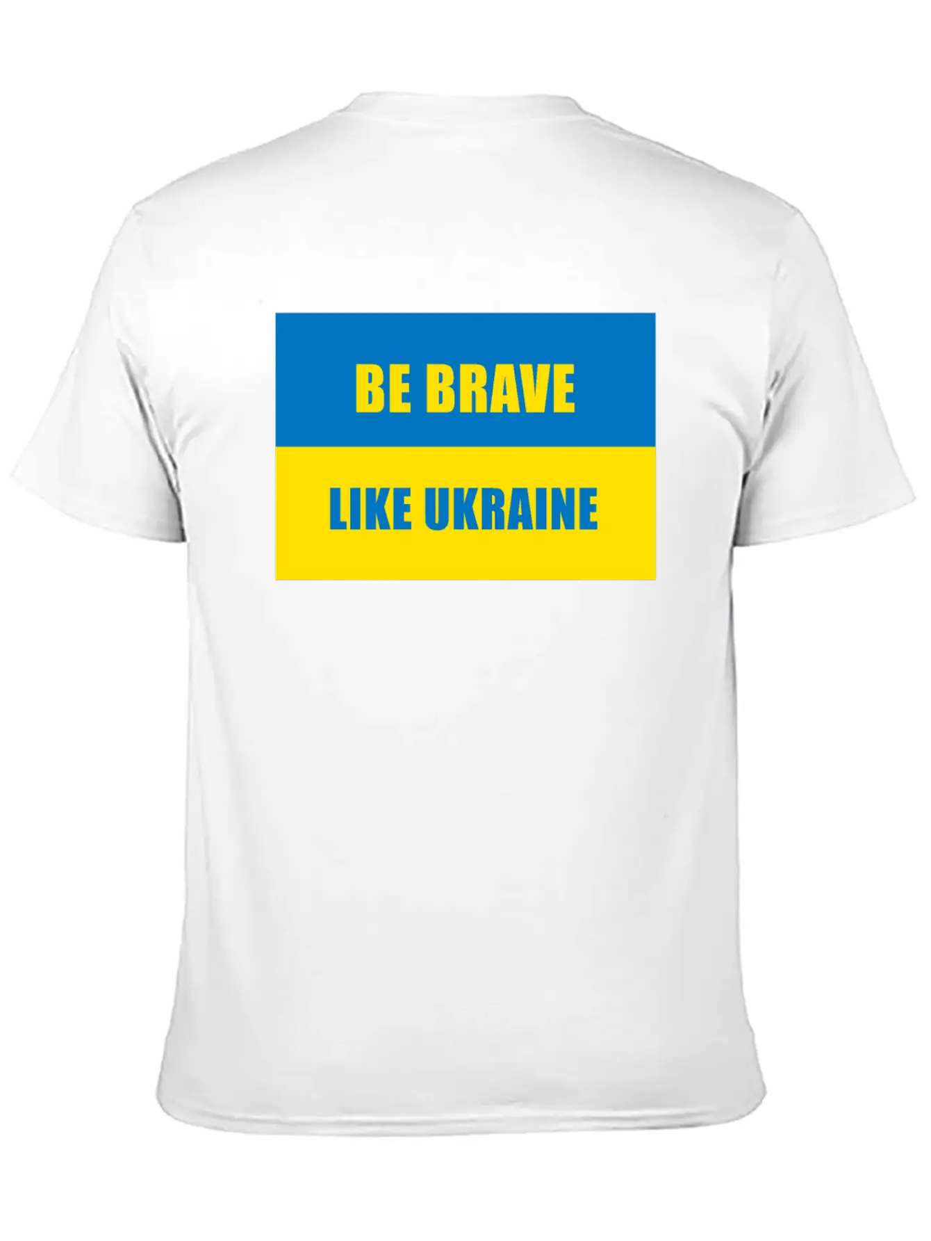 Be Brave Like Ukraine Basic Graphic T-Shirt ¨C Daily Comfort In Soft Cotton