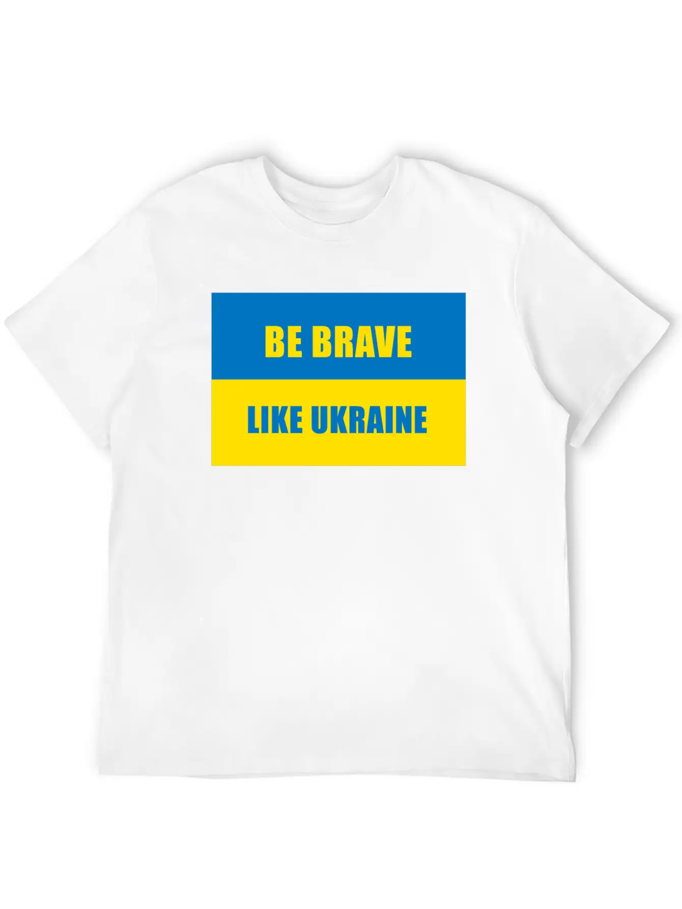 Be Brave Like Ukraine Basic Graphic T-Shirt ¨C Daily Comfort In Soft Cotton