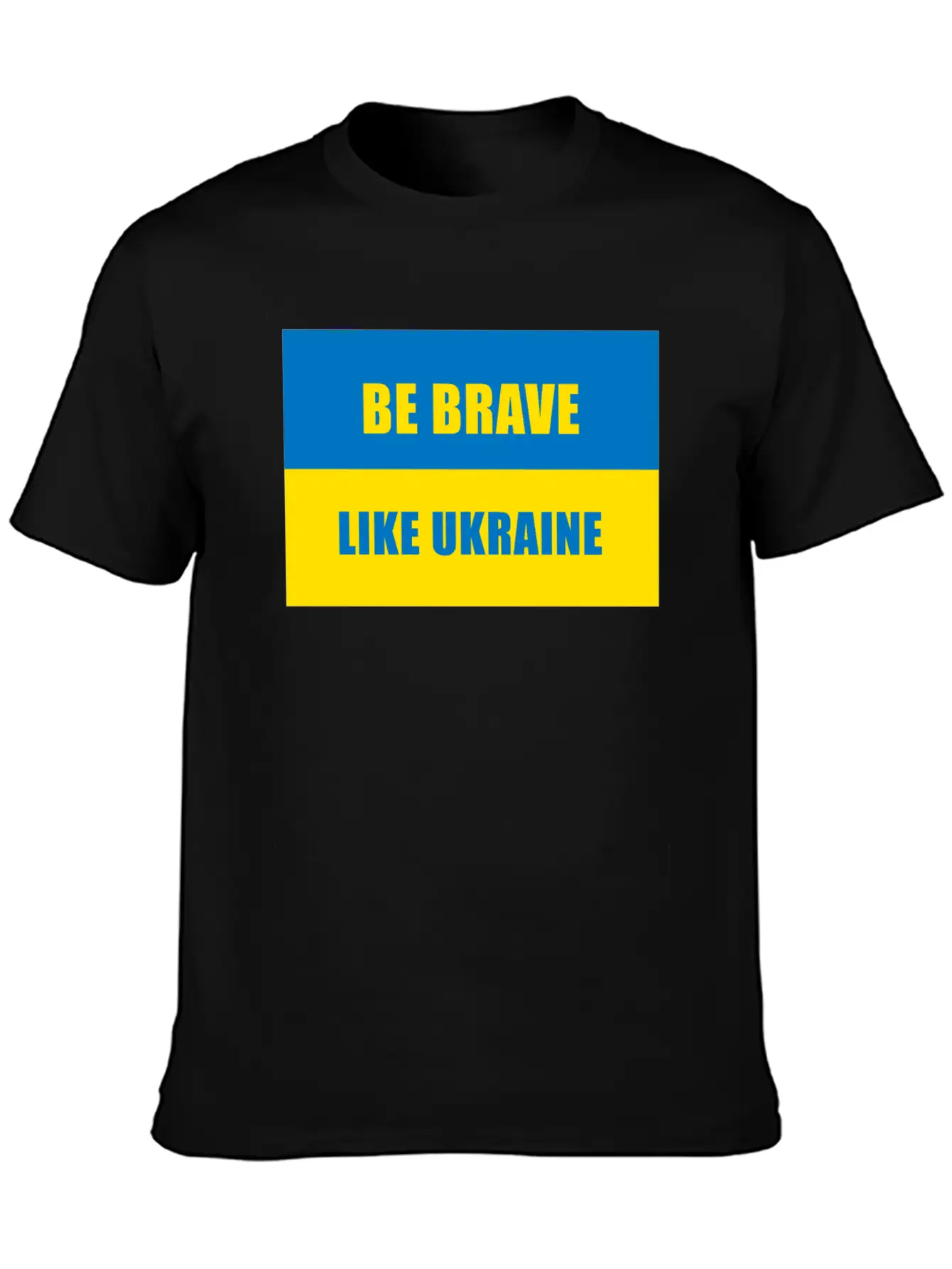 Be Brave Like Ukraine Basic Graphic T-Shirt ¨C Daily Comfort In Soft Cotton