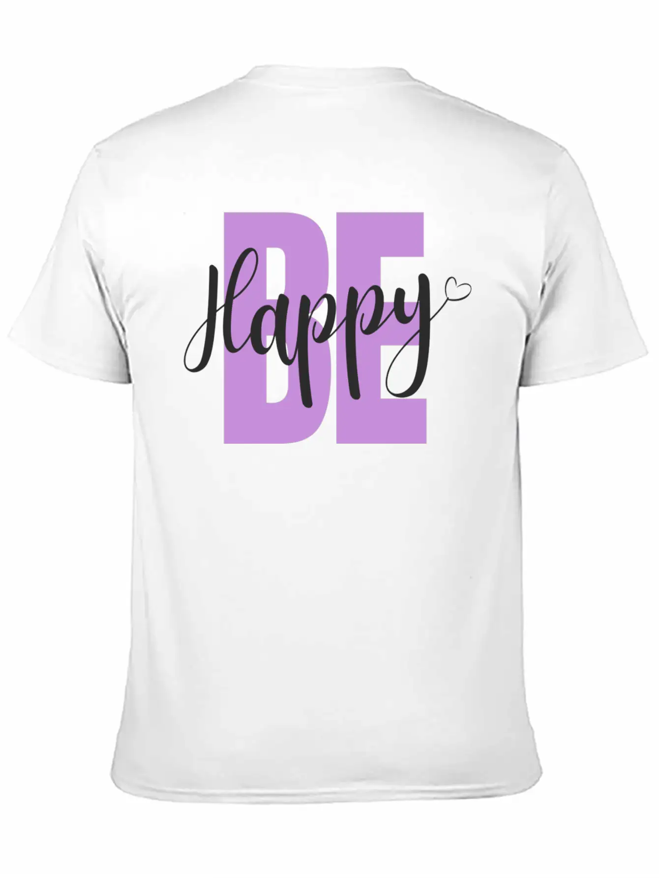 BE Happy Basic Graphic T-Shirt ¨C Daily Comfort In Soft Cotton