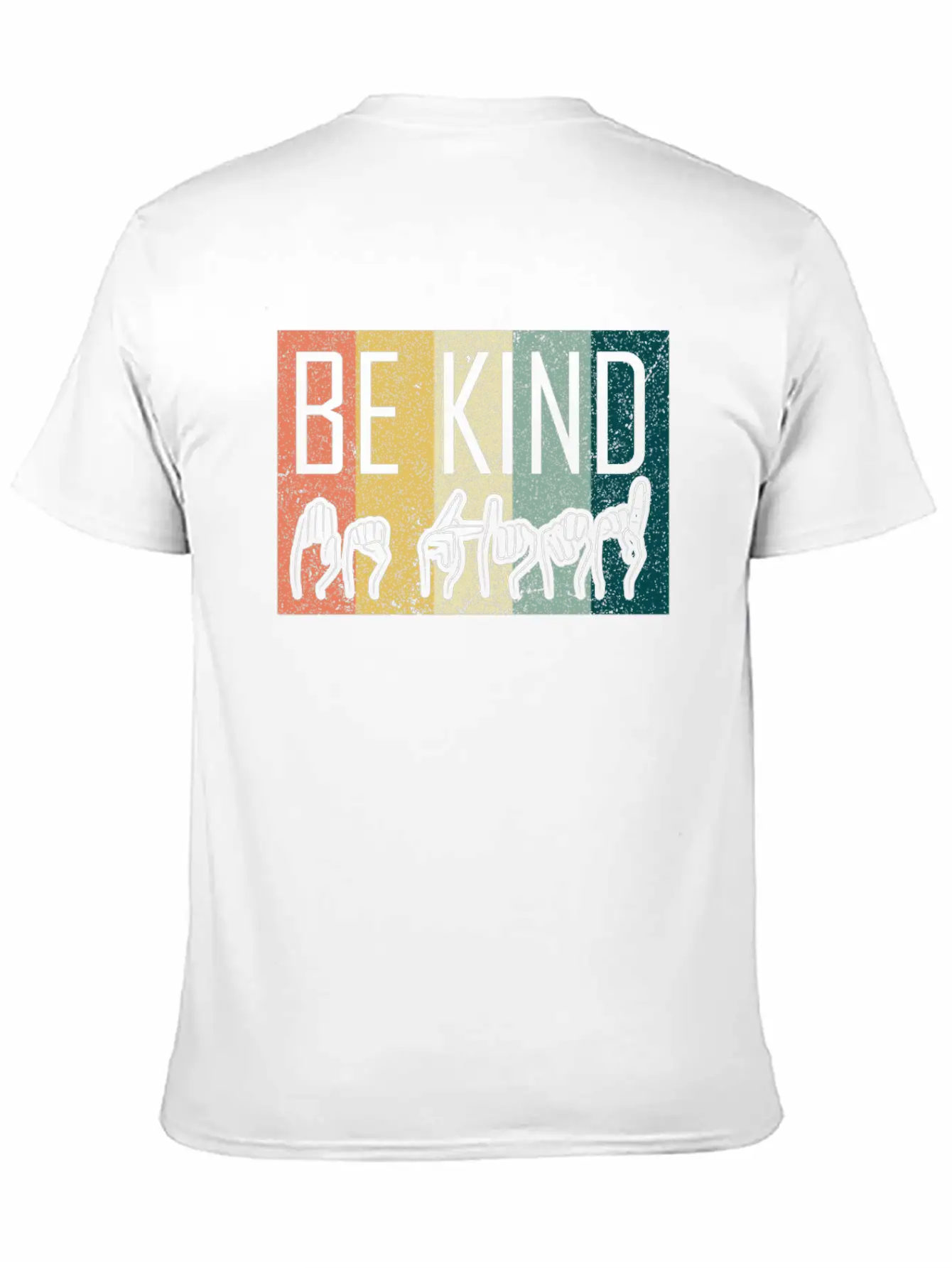 Be Kind ASL Sign Language T-Shirt Alphabet Gift Essential Cotton Tee For Daily Outfits ¨C Unisex Style