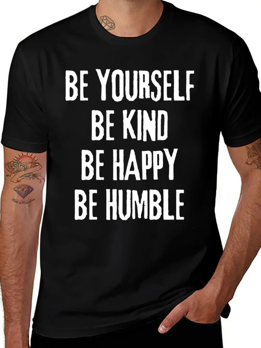 Be Yourself Essential Cotton Tee For Daily Outfits ¨C Unisex Style