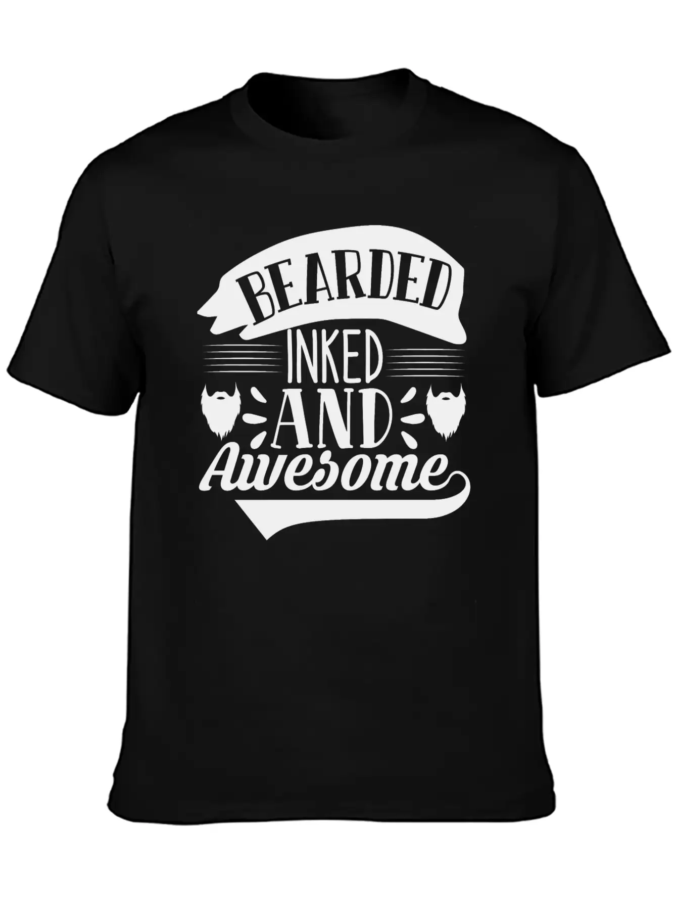 Bearded Inked And Awesome Soft Cotton Short Sleeve Tee ¨C Unisex Wardrobe Staple