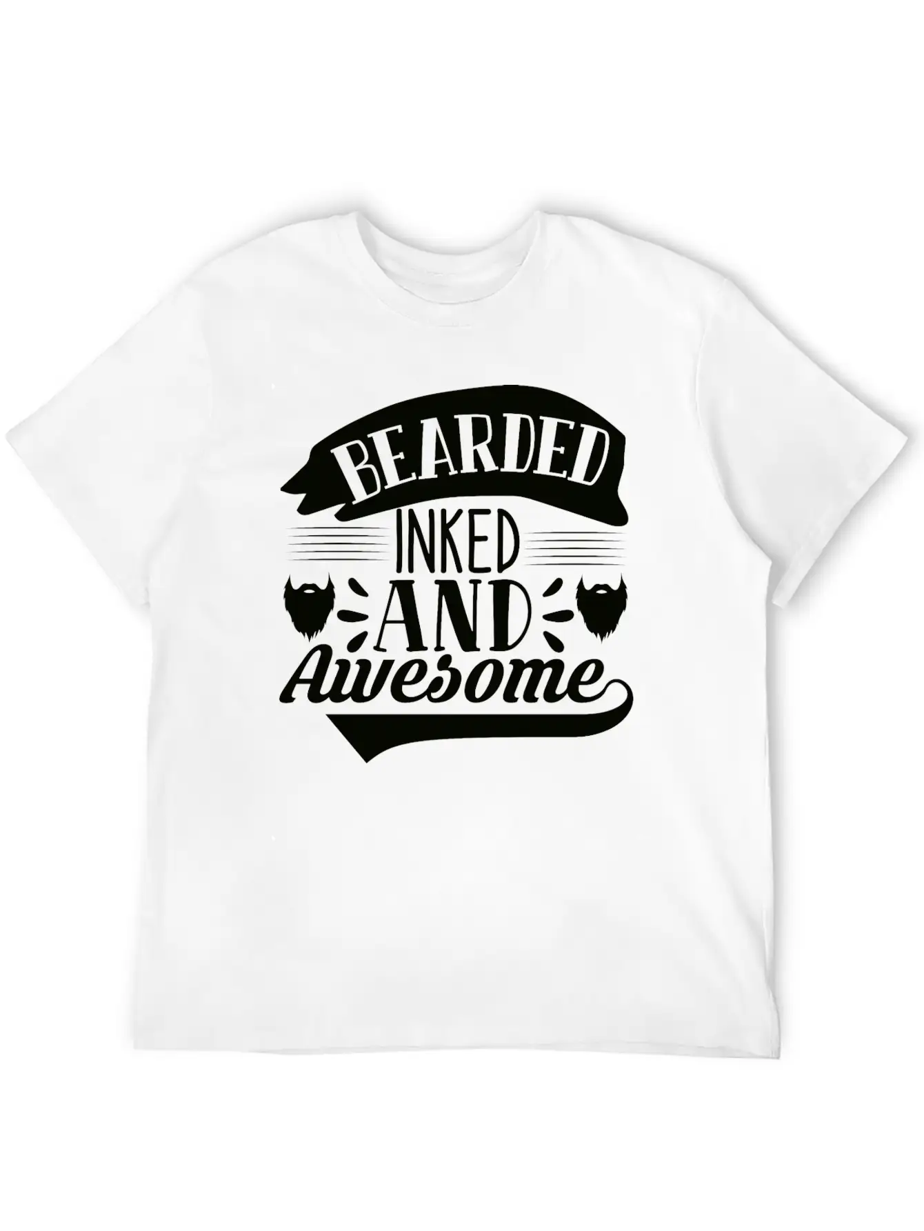 Bearded Inked And Awesome Soft Cotton Short Sleeve Tee ¨C Unisex Wardrobe Staple