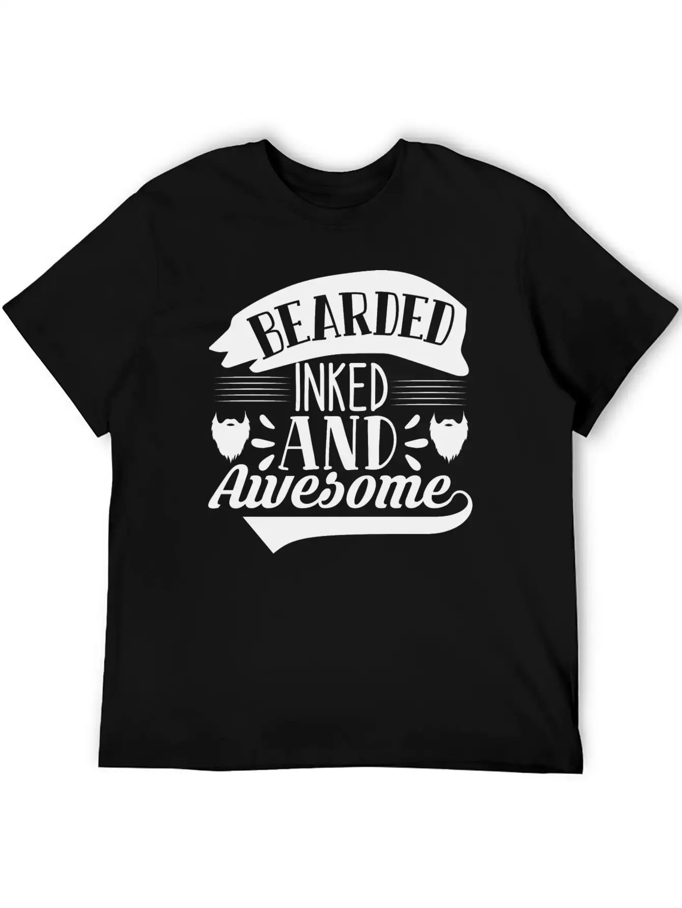 Bearded Inked And Awesome Soft Cotton Short Sleeve Tee ¨C Unisex Wardrobe Staple
