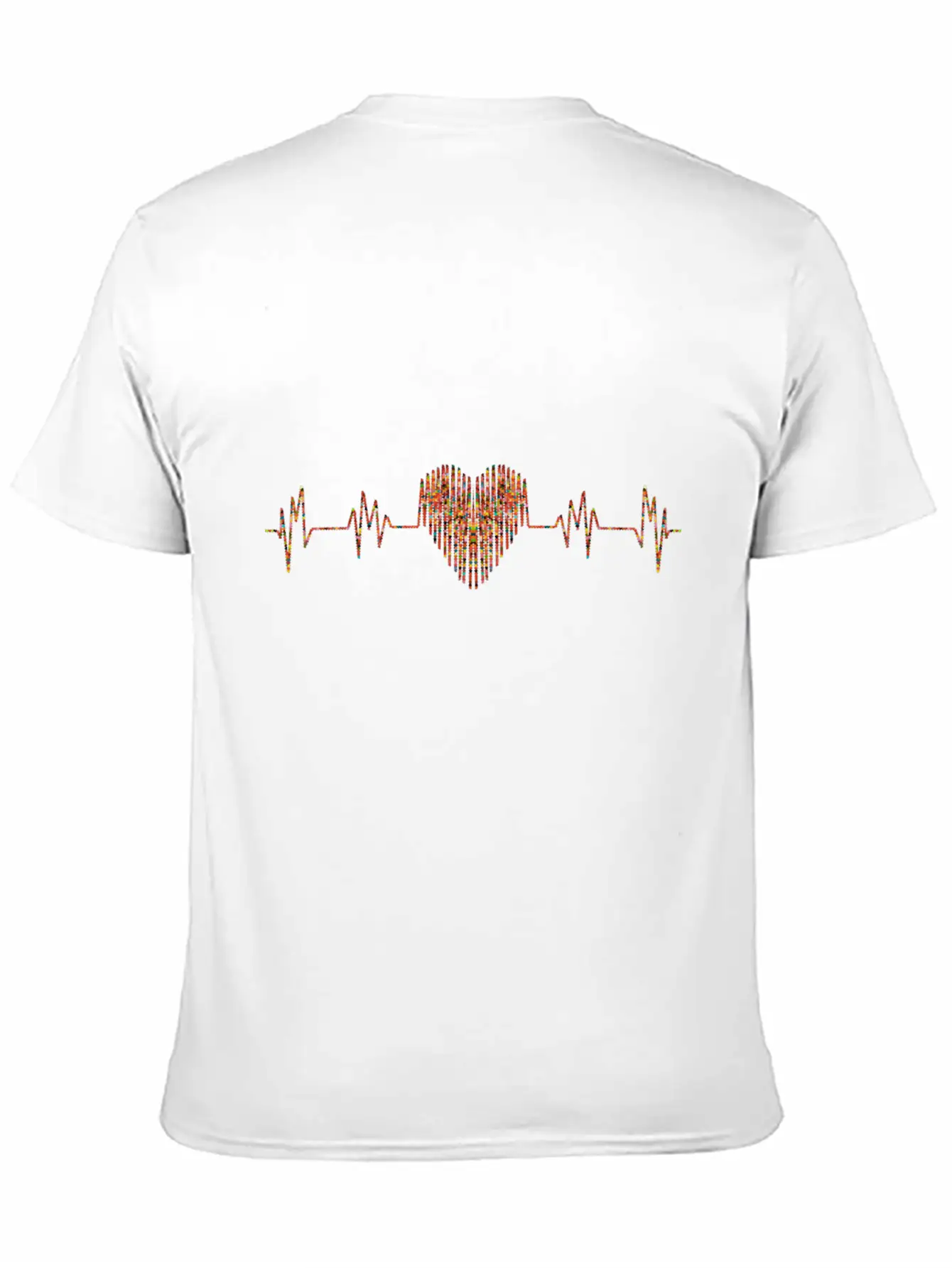 Beautiful Heartbeat Love Heart Design Soft Cotton Short Sleeve Tee ¨C Unisex Wardrobe Staple