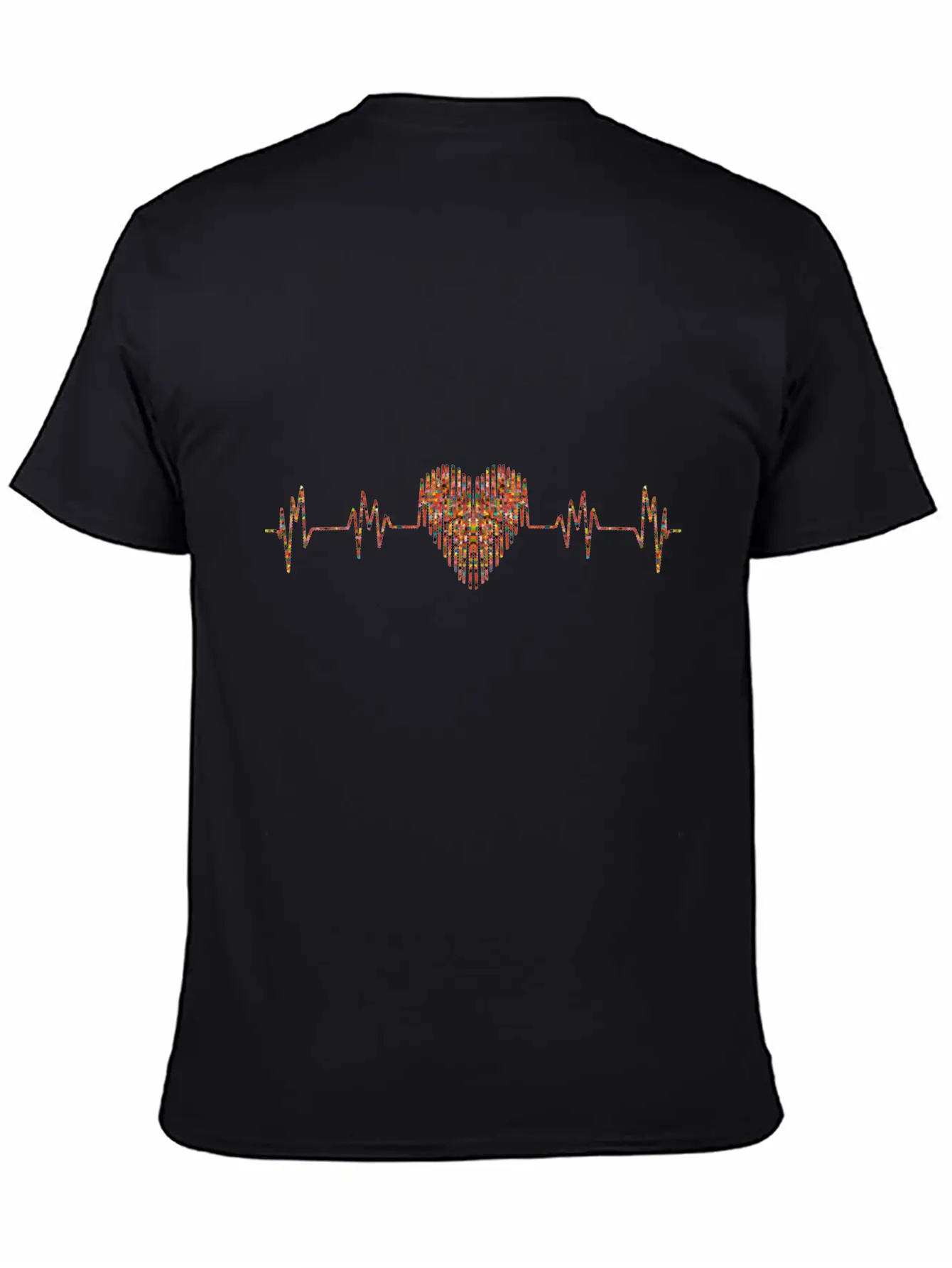 Beautiful Heartbeat Love Heart Design Soft Cotton Short Sleeve Tee ¨C Unisex Wardrobe Staple