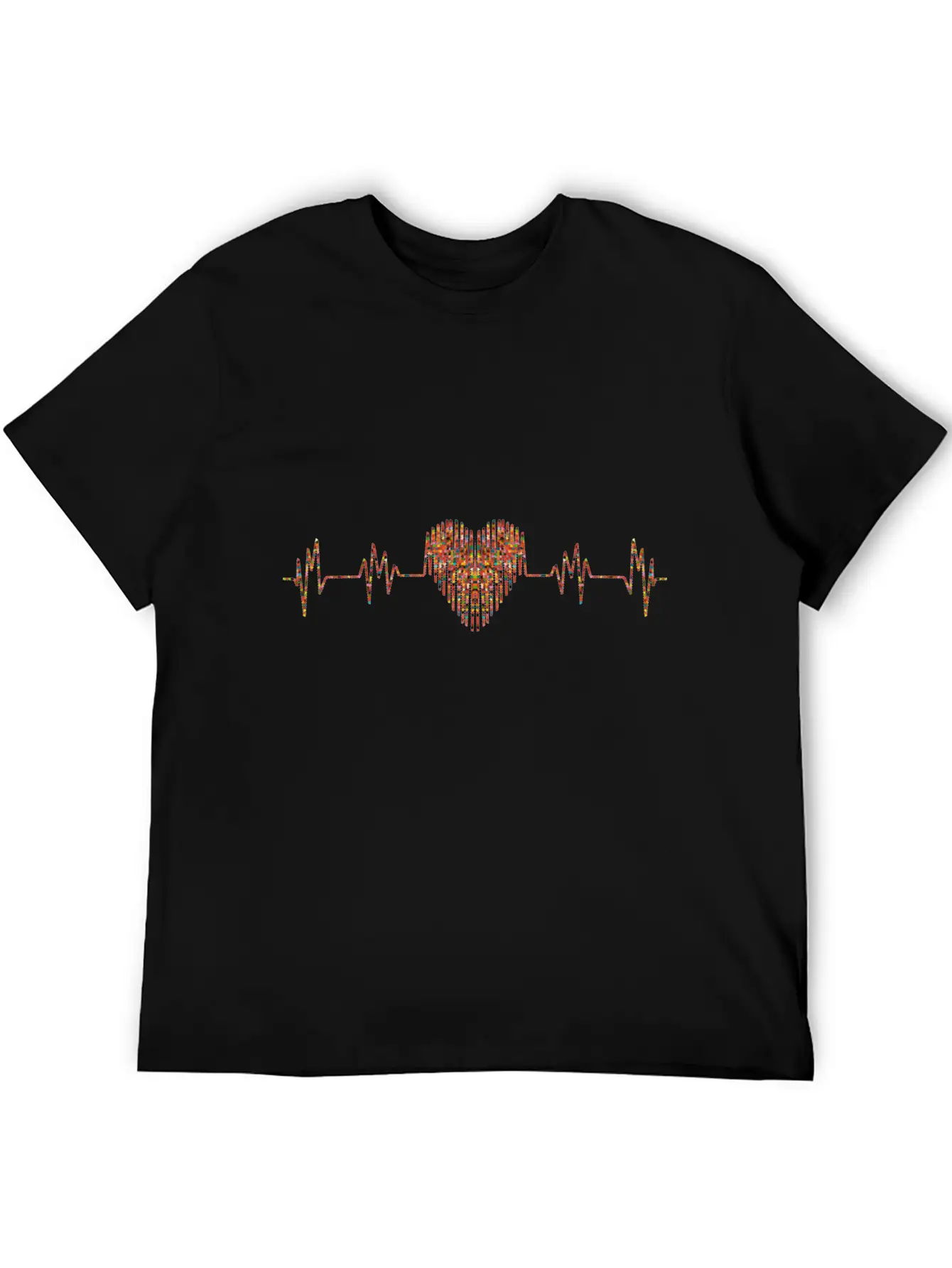 Beautiful Heartbeat Love Heart Design Soft Cotton Short Sleeve Tee ¨C Unisex Wardrobe Staple