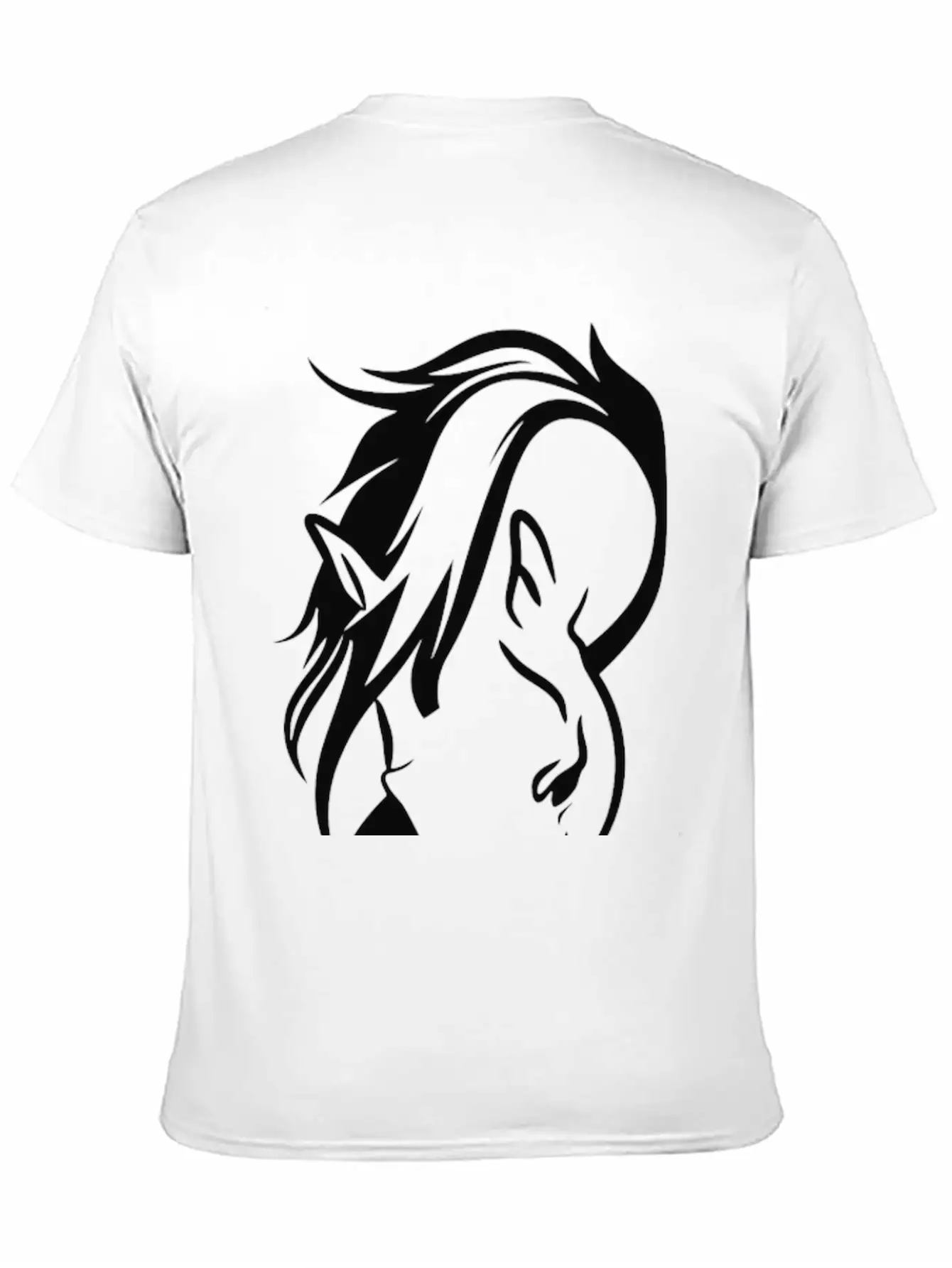 Beautiful Horse Essential Cotton Tee For Daily Outfits ¨C Unisex Style