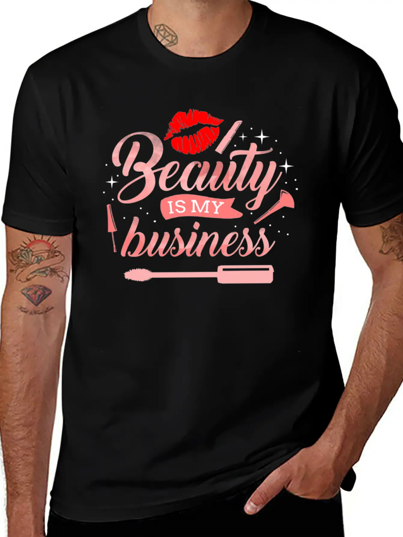 Beauty Is My Business For Makeup Artist Soft Cotton Short Sleeve Tee ¨C Unisex Wardrobe Staple