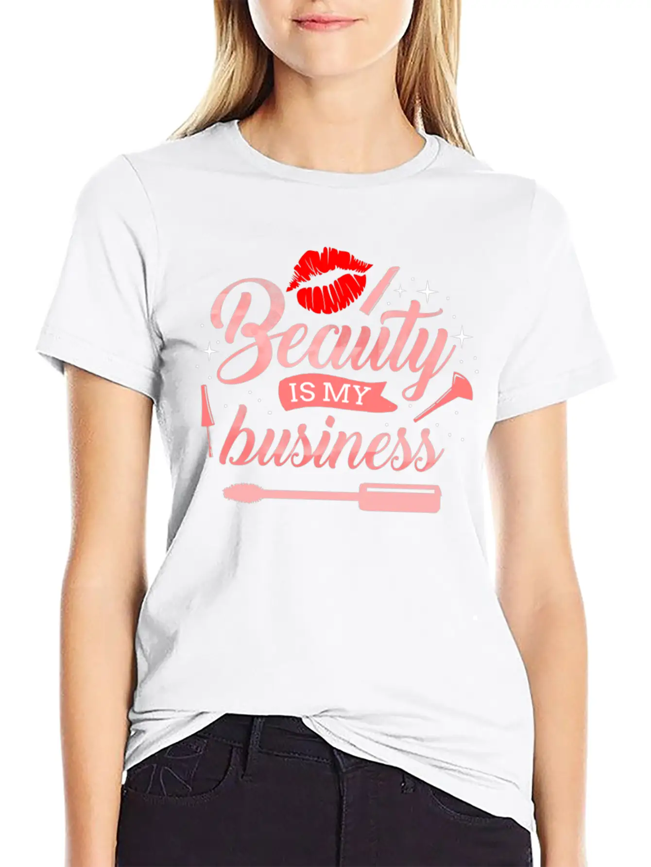Beauty Is My Business For Makeup Artist Soft Cotton Short Sleeve Tee ¨C Unisex Wardrobe Staple