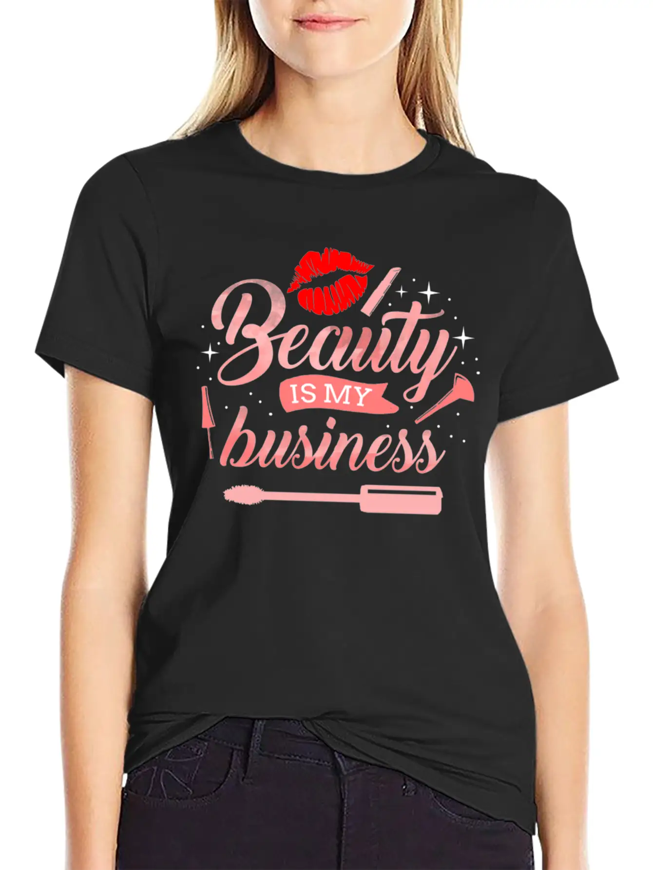 Beauty Is My Business For Makeup Artist Soft Cotton Short Sleeve Tee ¨C Unisex Wardrobe Staple
