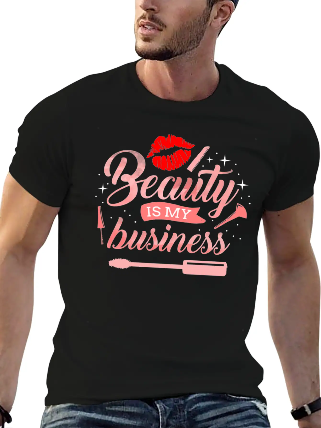 Beauty Is My Business For Makeup Artist Soft Cotton Short Sleeve Tee ¨C Unisex Wardrobe Staple