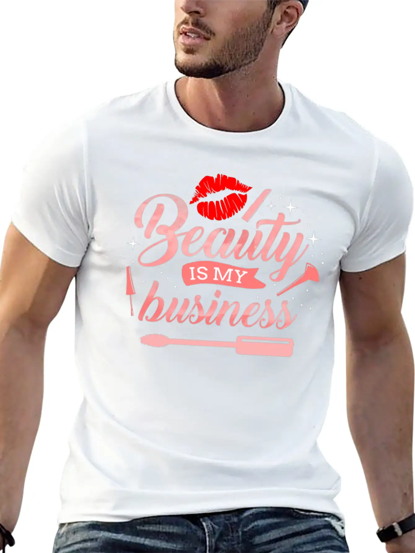 Beauty Is My Business For Makeup Artist Soft Cotton Short Sleeve Tee ¨C Unisex Wardrobe Staple