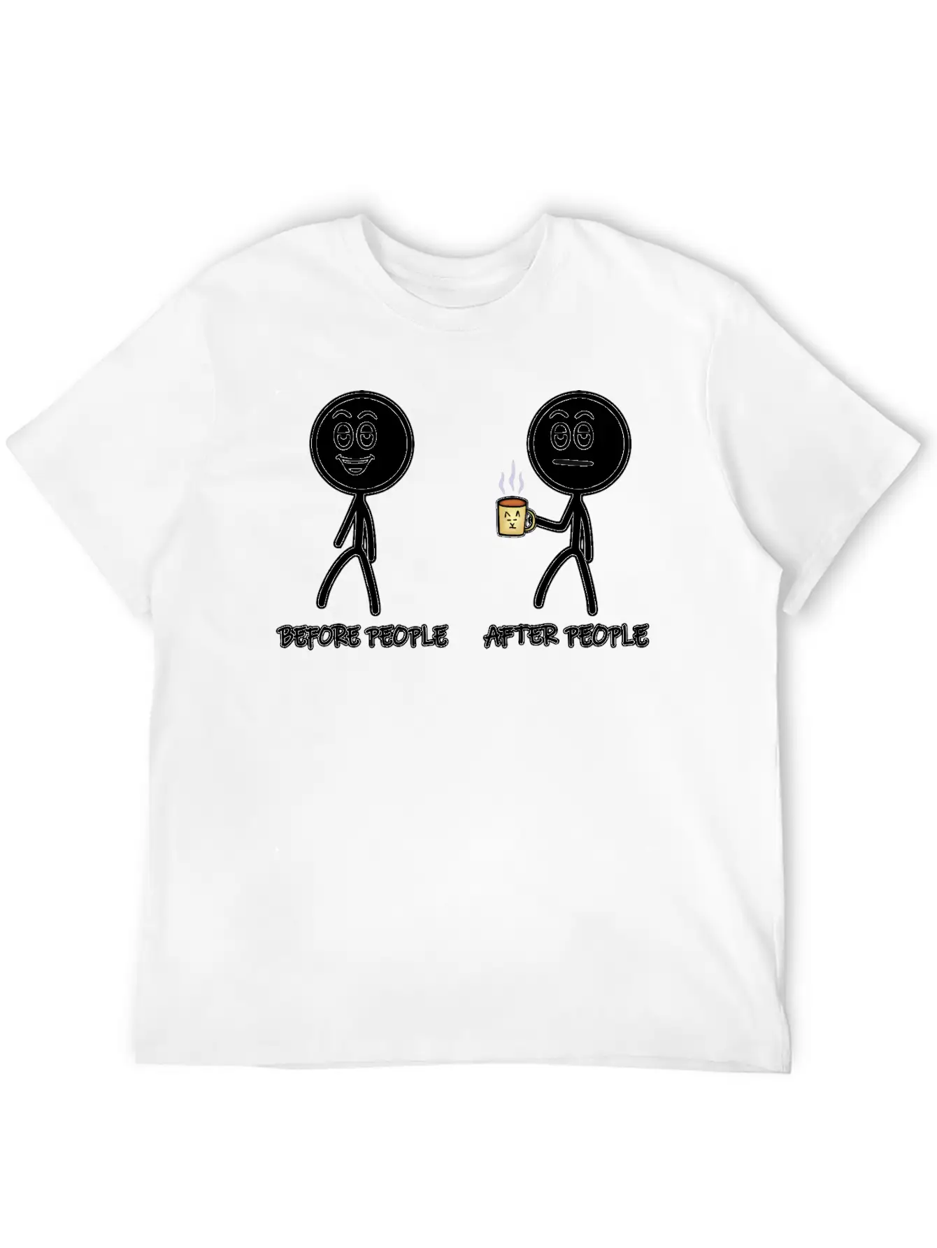 Before People, After People Soft Cotton Short Sleeve Tee ¨C Unisex Wardrobe Staple