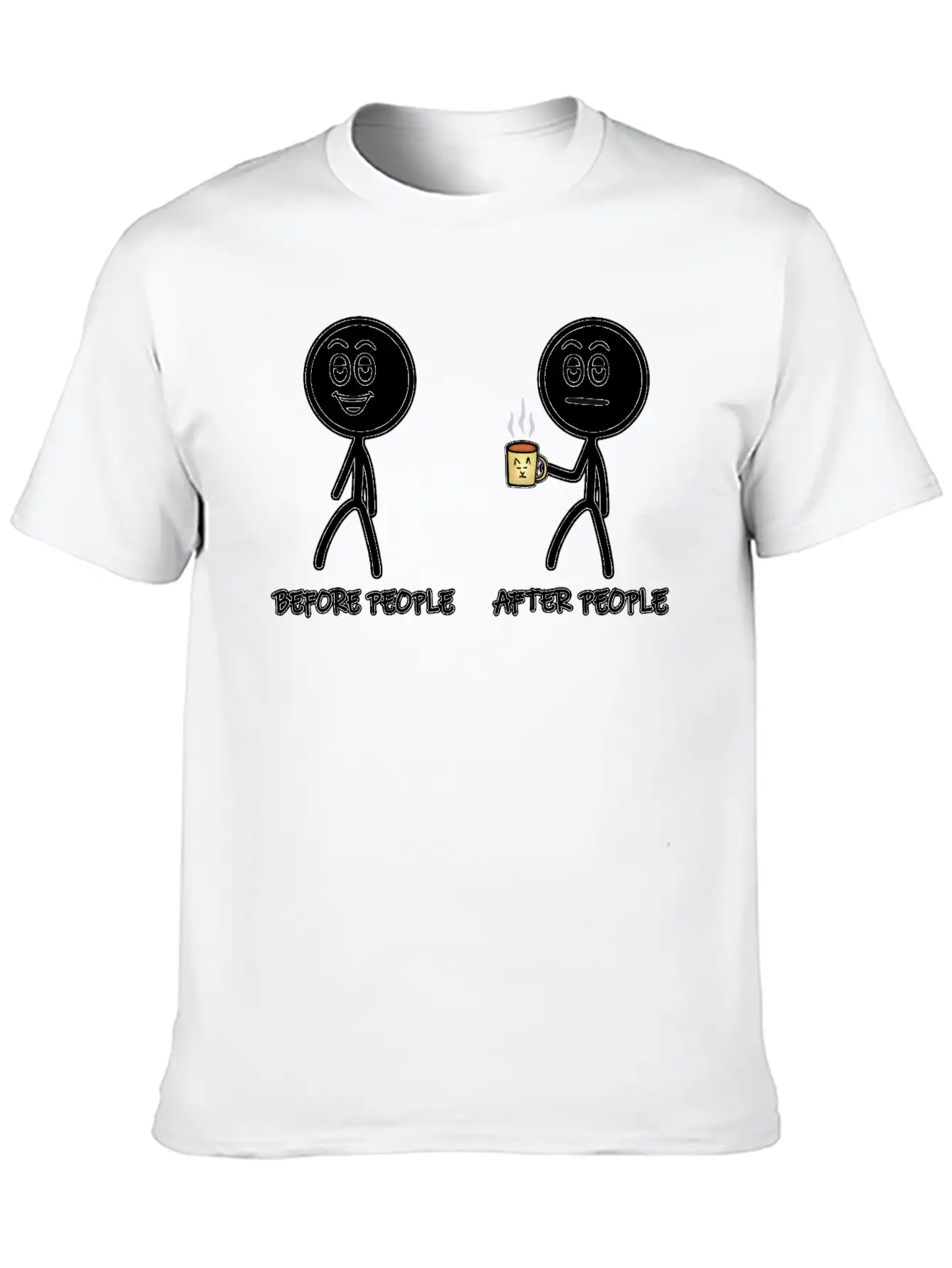 Before People, After People Soft Cotton Short Sleeve Tee ¨C Unisex Wardrobe Staple