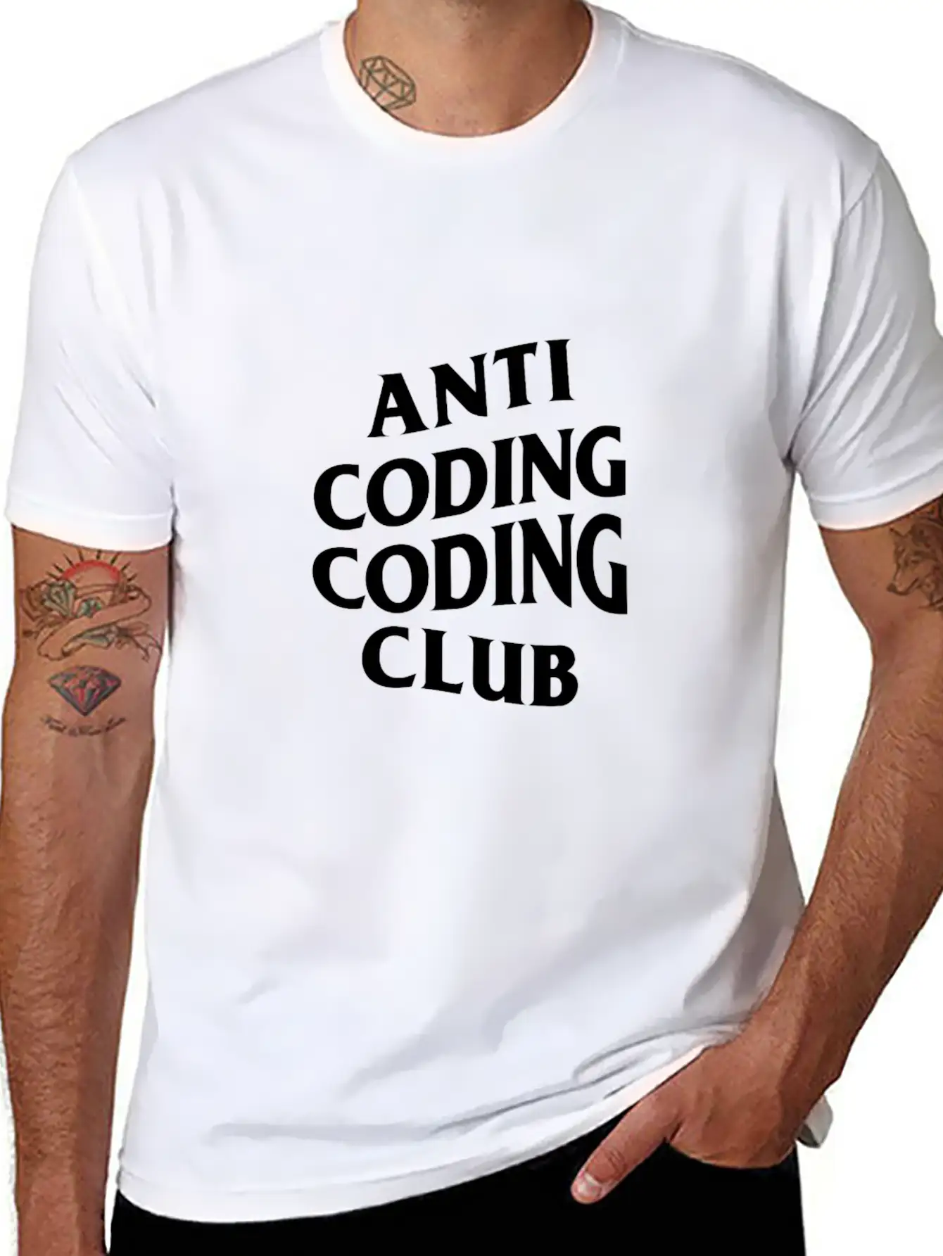 Best Cool Programmer Anti Coding Coding Club Urban Soft Cotton Short Sleeve Tee ¨C Unisex Wardrobe Staple