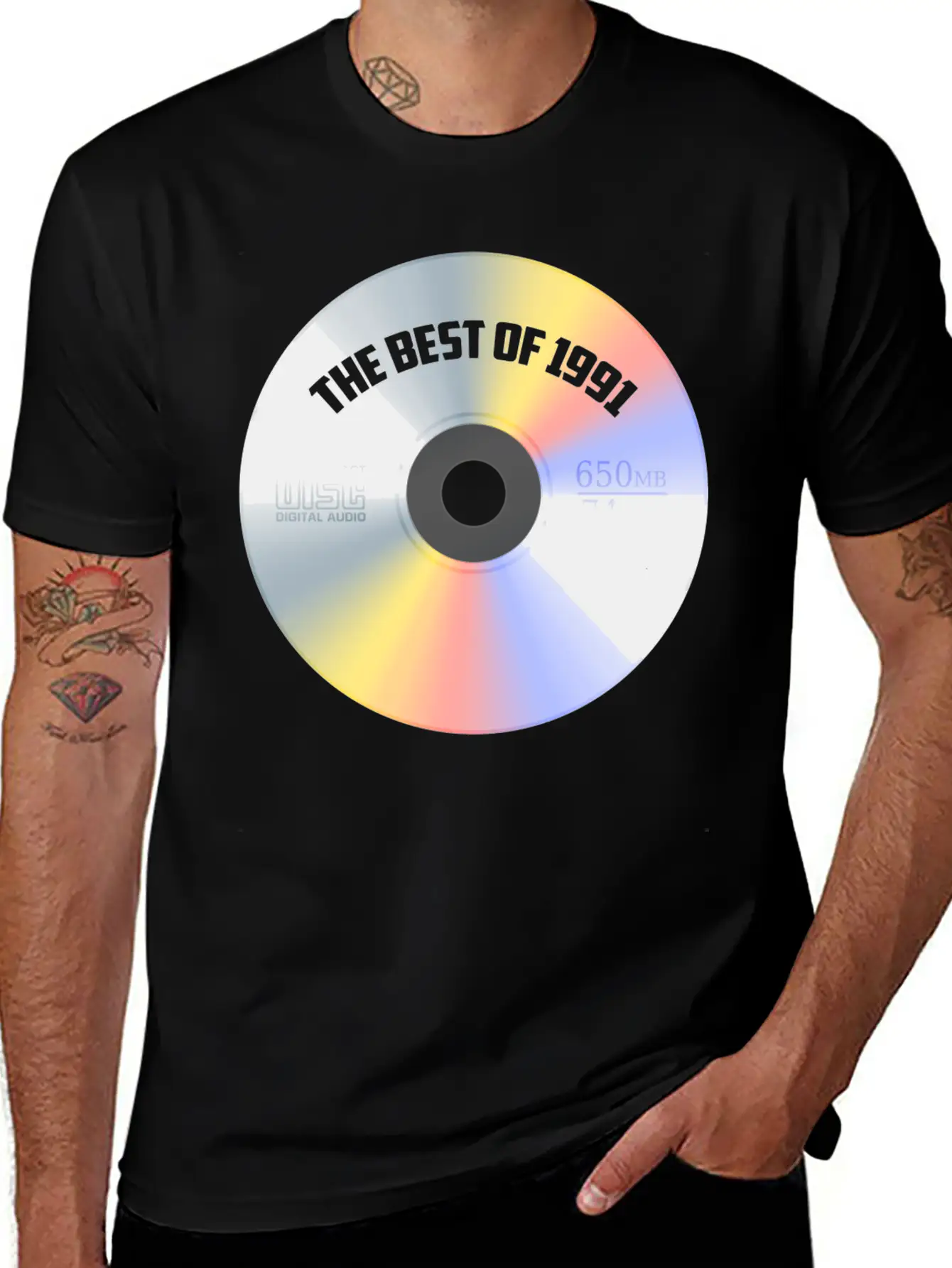 Best Of 1991 32 Years Old Bday 32nd Birthday Gift Basic Graphic T-Shirt ¨C Daily Comfort In Soft Cotton