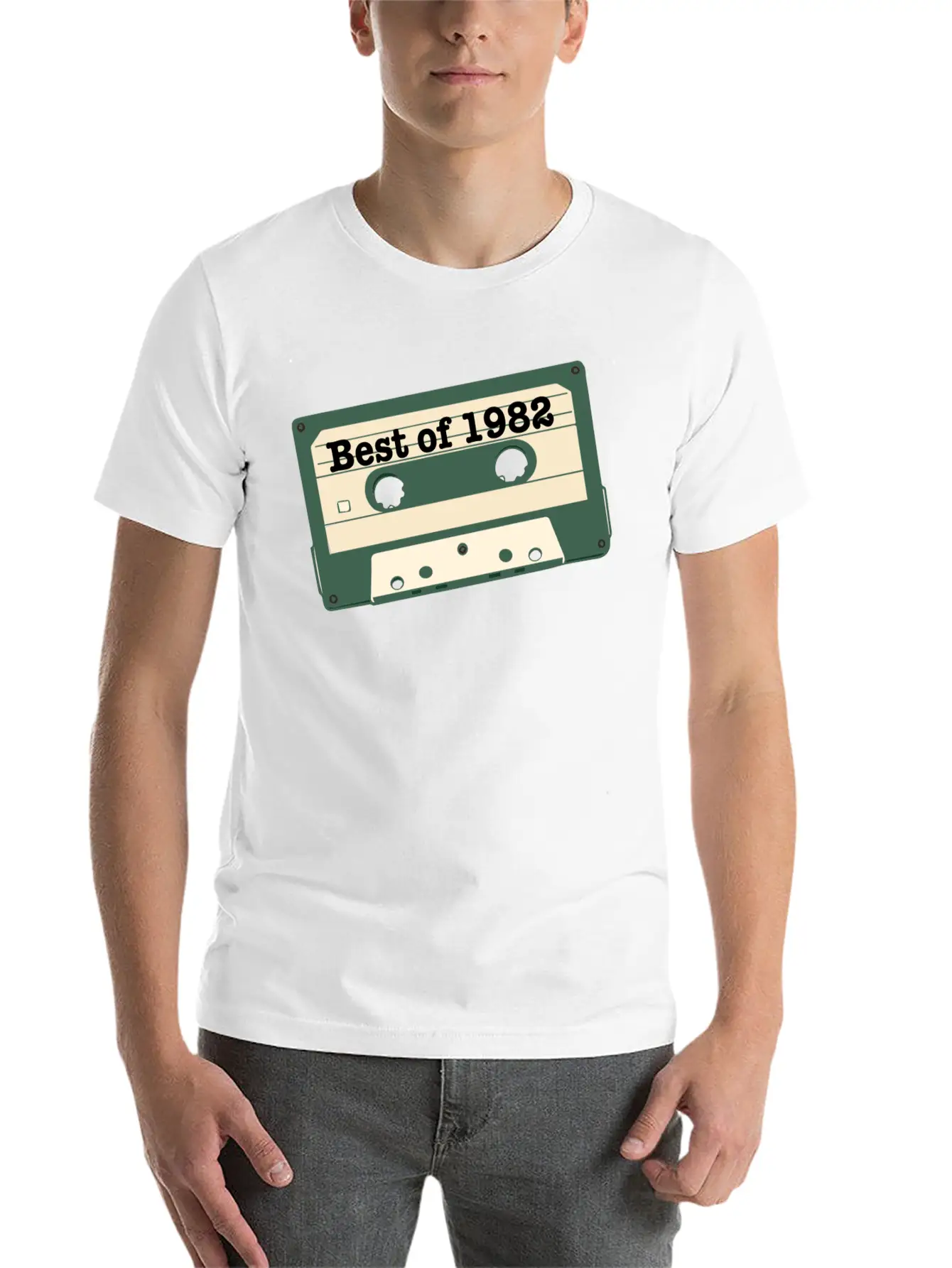 Best Of 82 Vintage Cassette Essential Cotton Tee For Daily Outfits ¨C Unisex Style