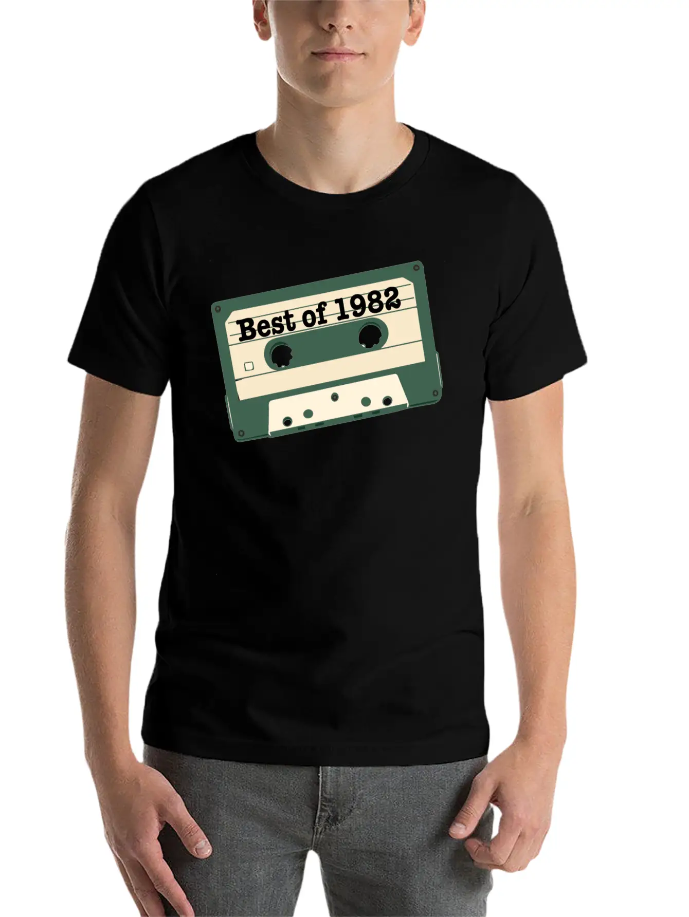 Best Of 82 Vintage Cassette Essential Cotton Tee For Daily Outfits ¨C Unisex Style