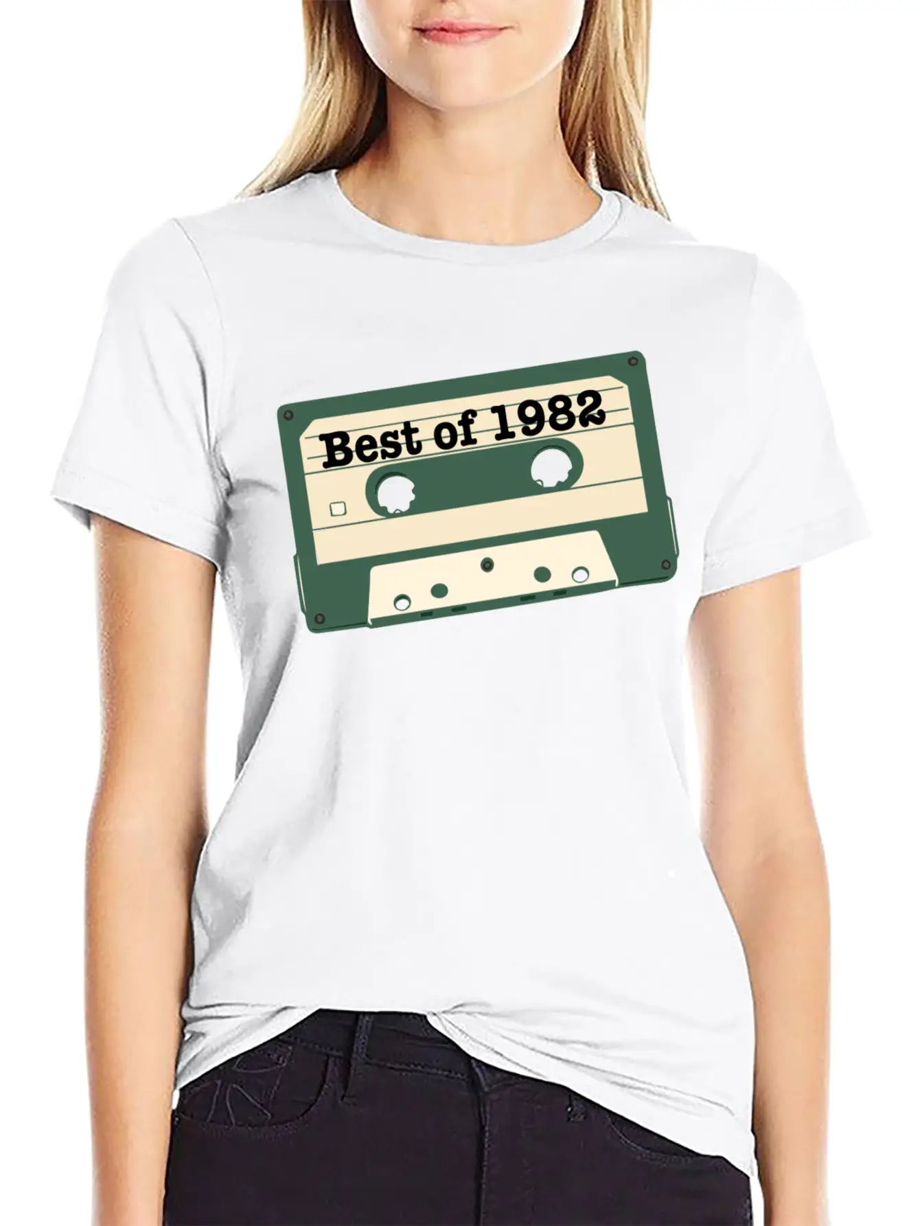 Best Of 82 Vintage Cassette Essential Cotton Tee For Daily Outfits ¨C Unisex Style