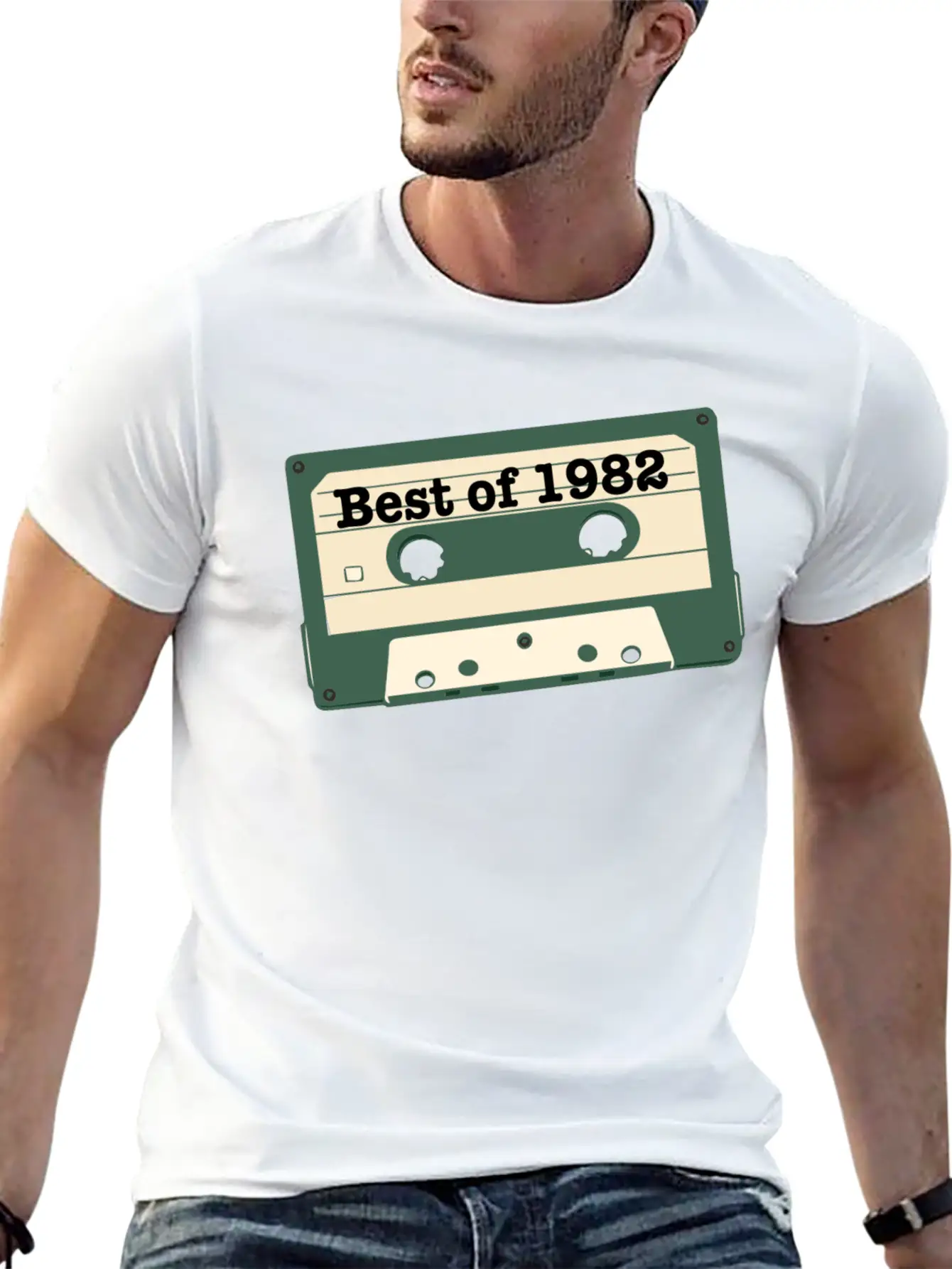 Best Of 82 Vintage Cassette Essential Cotton Tee For Daily Outfits ¨C Unisex Style
