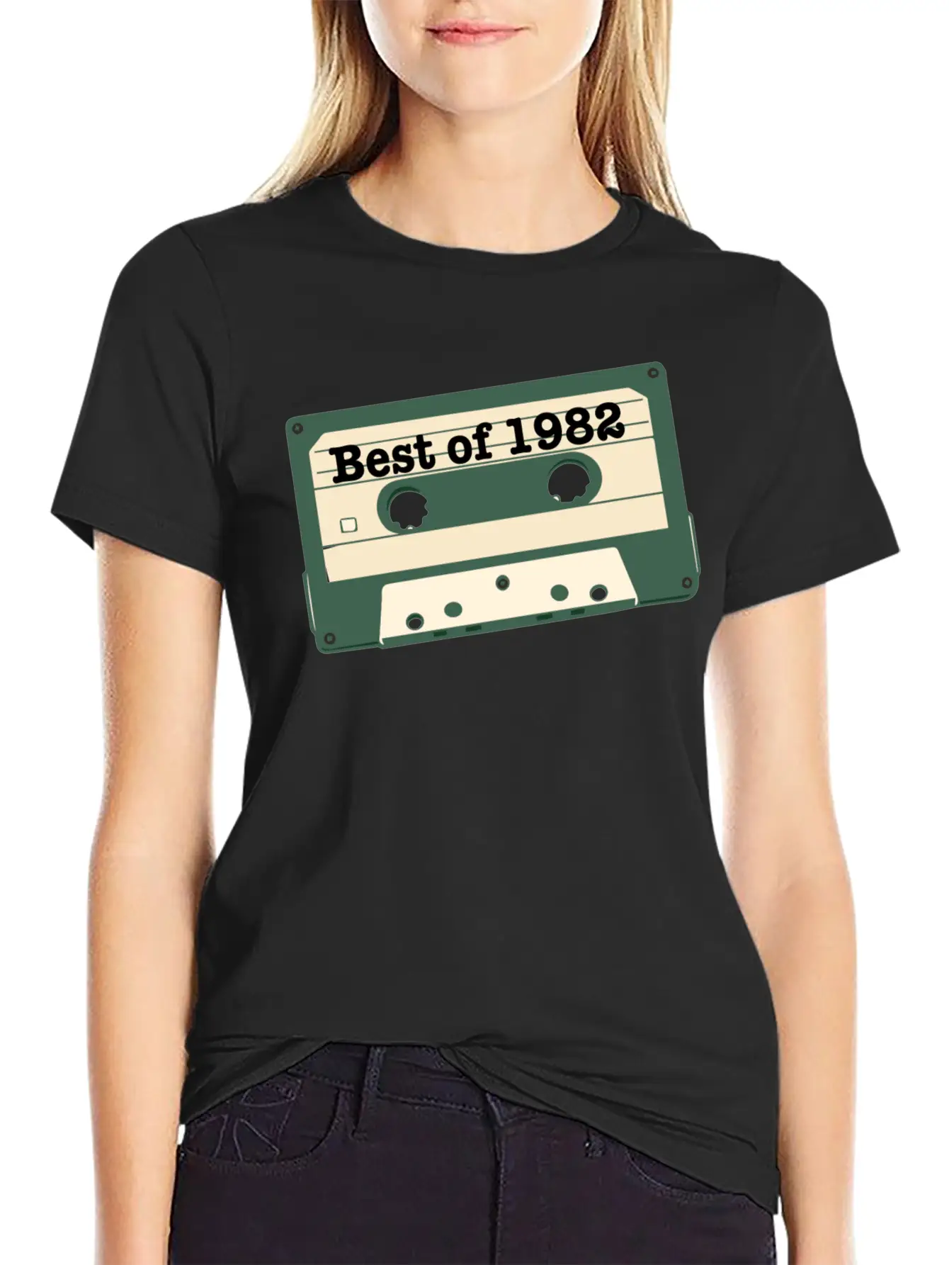 Best Of 82 Vintage Cassette Essential Cotton Tee For Daily Outfits ¨C Unisex Style