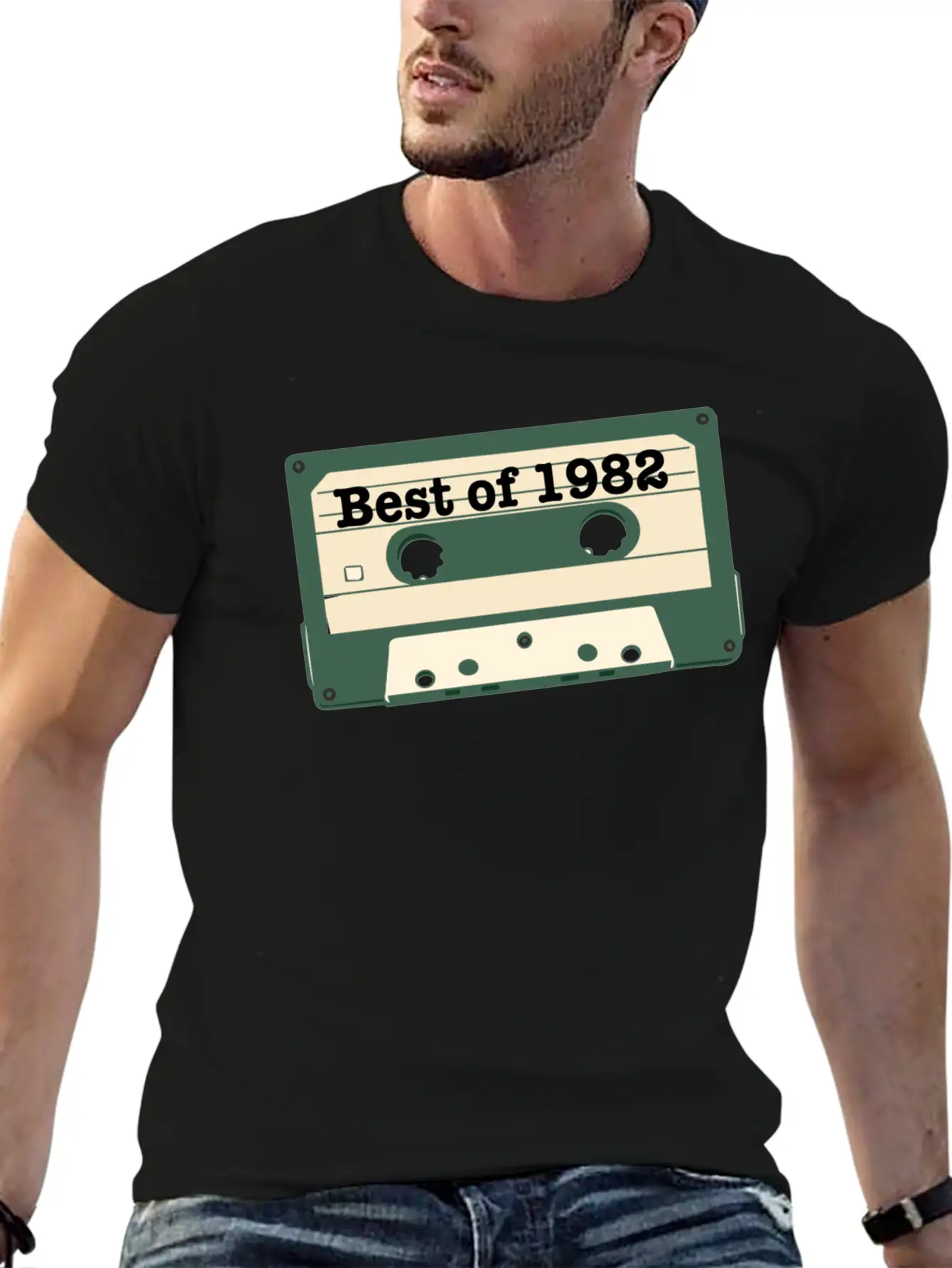 Best Of 82 Vintage Cassette Essential Cotton Tee For Daily Outfits ¨C Unisex Style