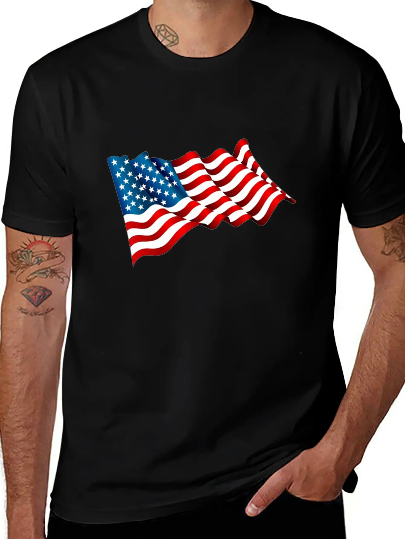 Betsy Ross Shirt Shoes Grunt Style Betsy Ross Flag Basic Graphic T-Shirt ¨C Daily Comfort In Soft Cotton