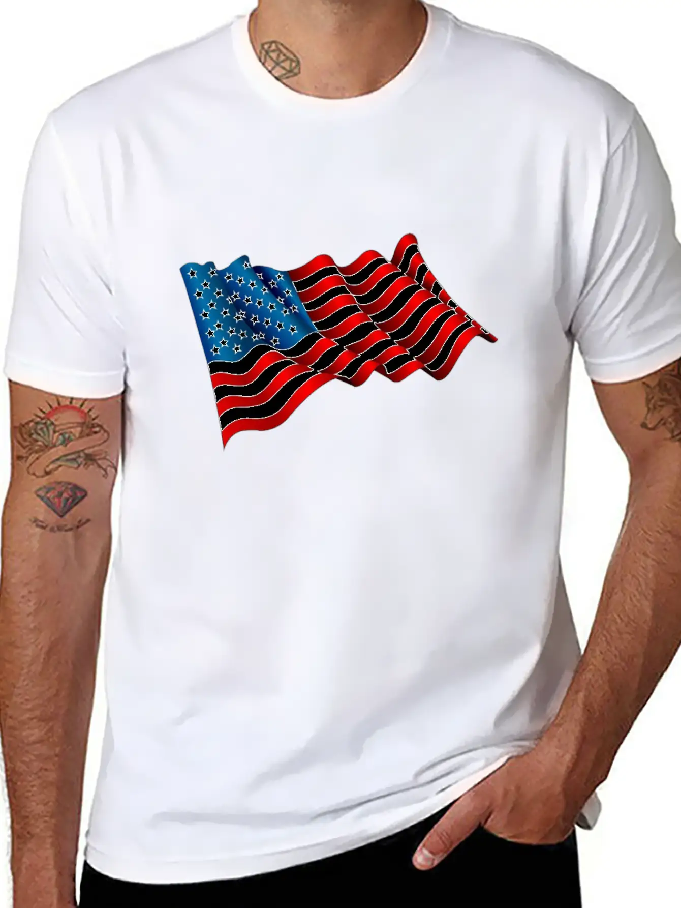 Betsy Ross Shirt Shoes Grunt Style Betsy Ross Flag Basic Graphic T-Shirt ¨C Daily Comfort In Soft Cotton