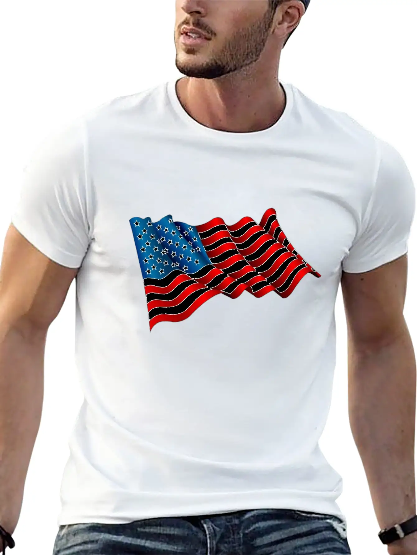 Betsy Ross Shirt Shoes Grunt Style Betsy Ross Flag Basic Graphic T-Shirt ¨C Daily Comfort In Soft Cotton