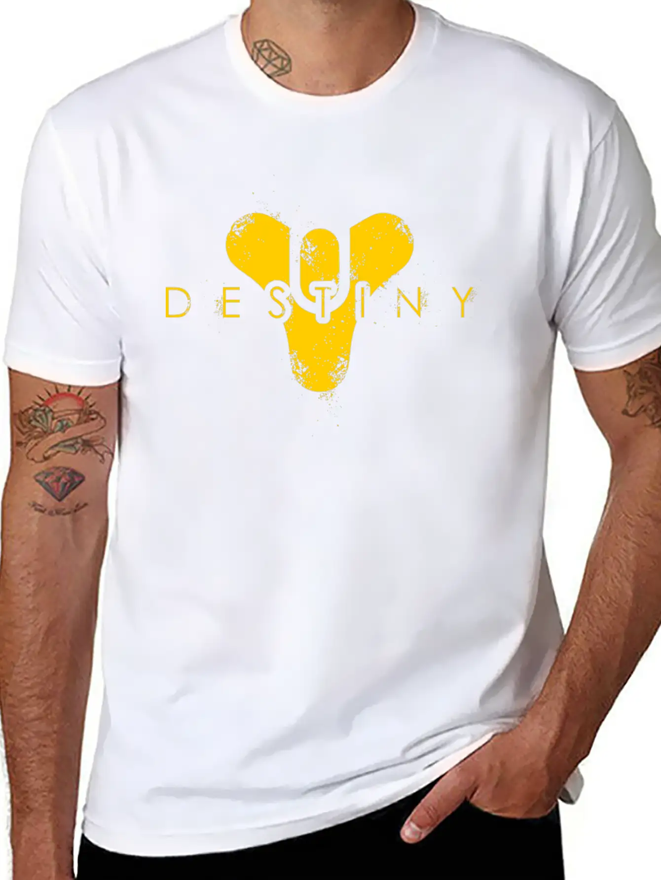 Beyond Light Yellow Basic Graphic T-Shirt ¨C Daily Comfort In Soft Cotton