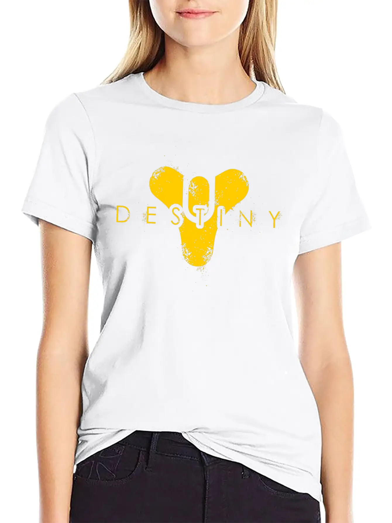 Beyond Light Yellow Basic Graphic T-Shirt ¨C Daily Comfort In Soft Cotton